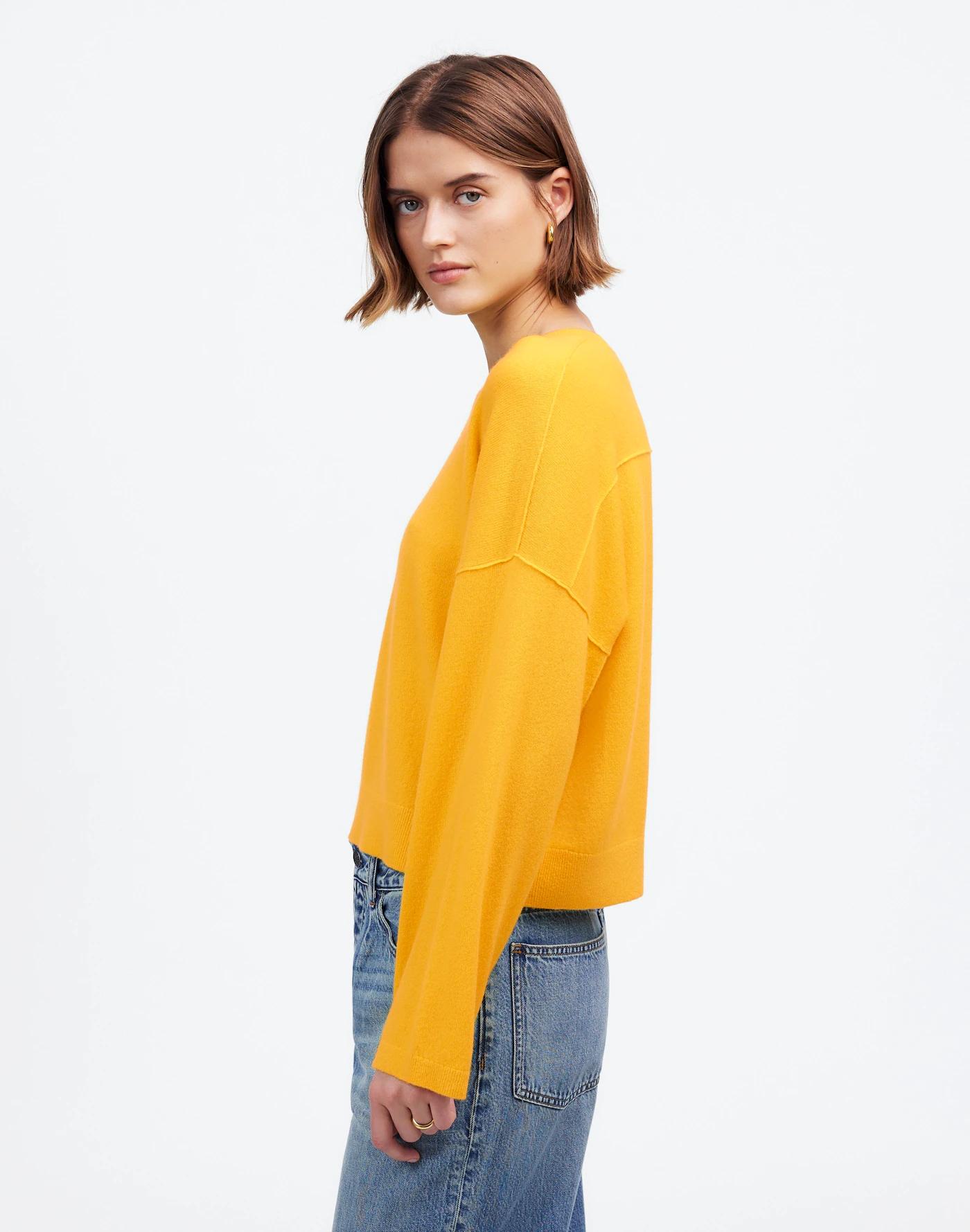 Cashmere Boxy Sweater Product Image