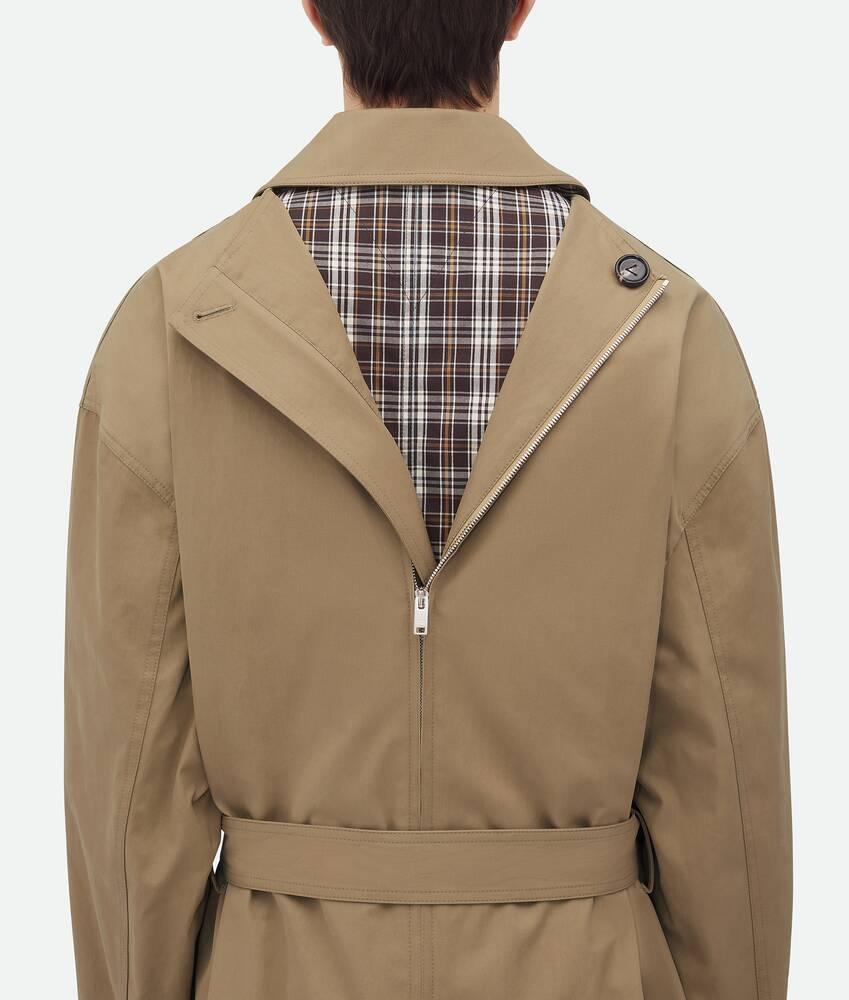 Men's Light Cotton Twill Trench Coat in Desert taupe Product Image