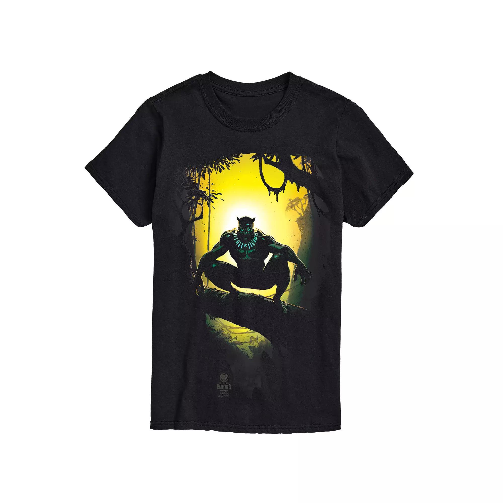 Men's Marvel Black Panther Wakanda Jungle Graphic Tee,  Product Image