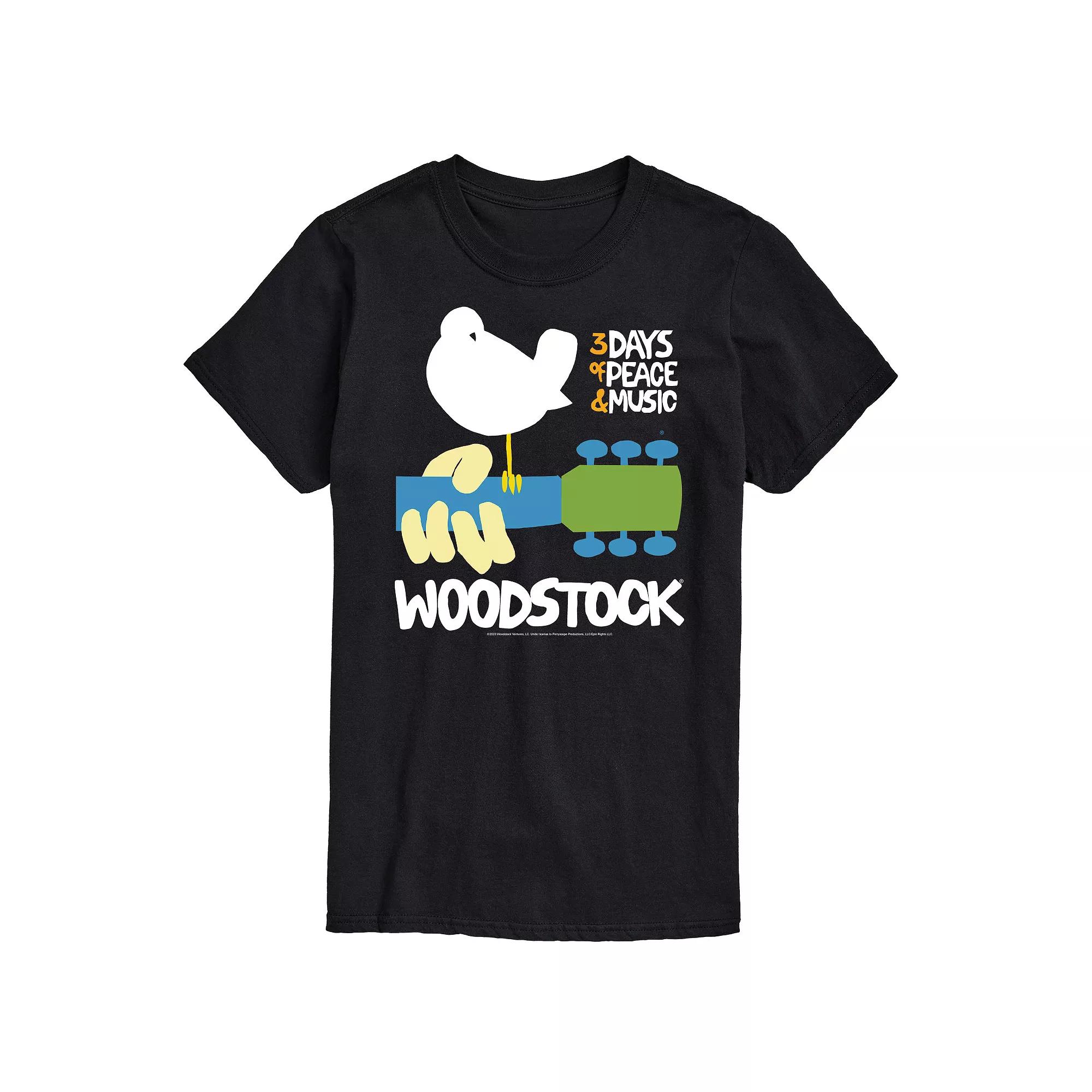 Men's Woodstock Poster Graphic Tee,  Product Image