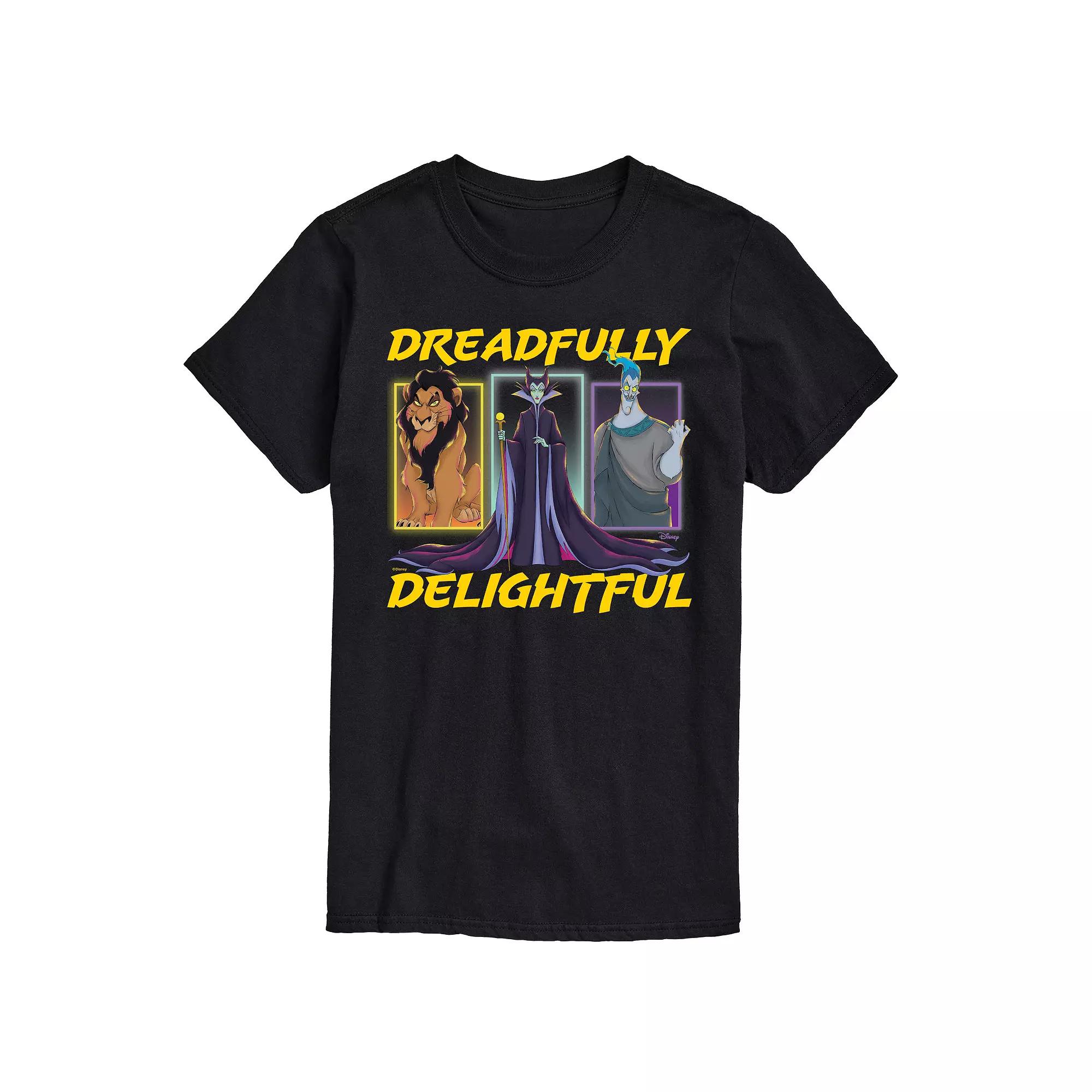 Disney Villains Big & Tall Dreadfully Delightful Graphic Tee, Men's,  Product Image