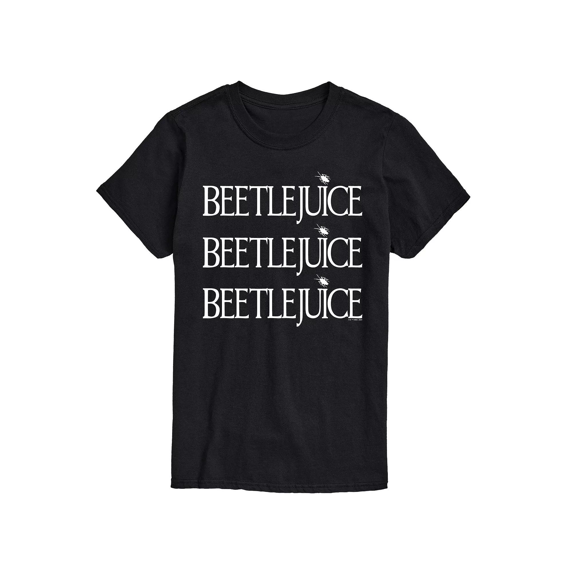 Men's Beetlejuice Stacked Tee,  Product Image