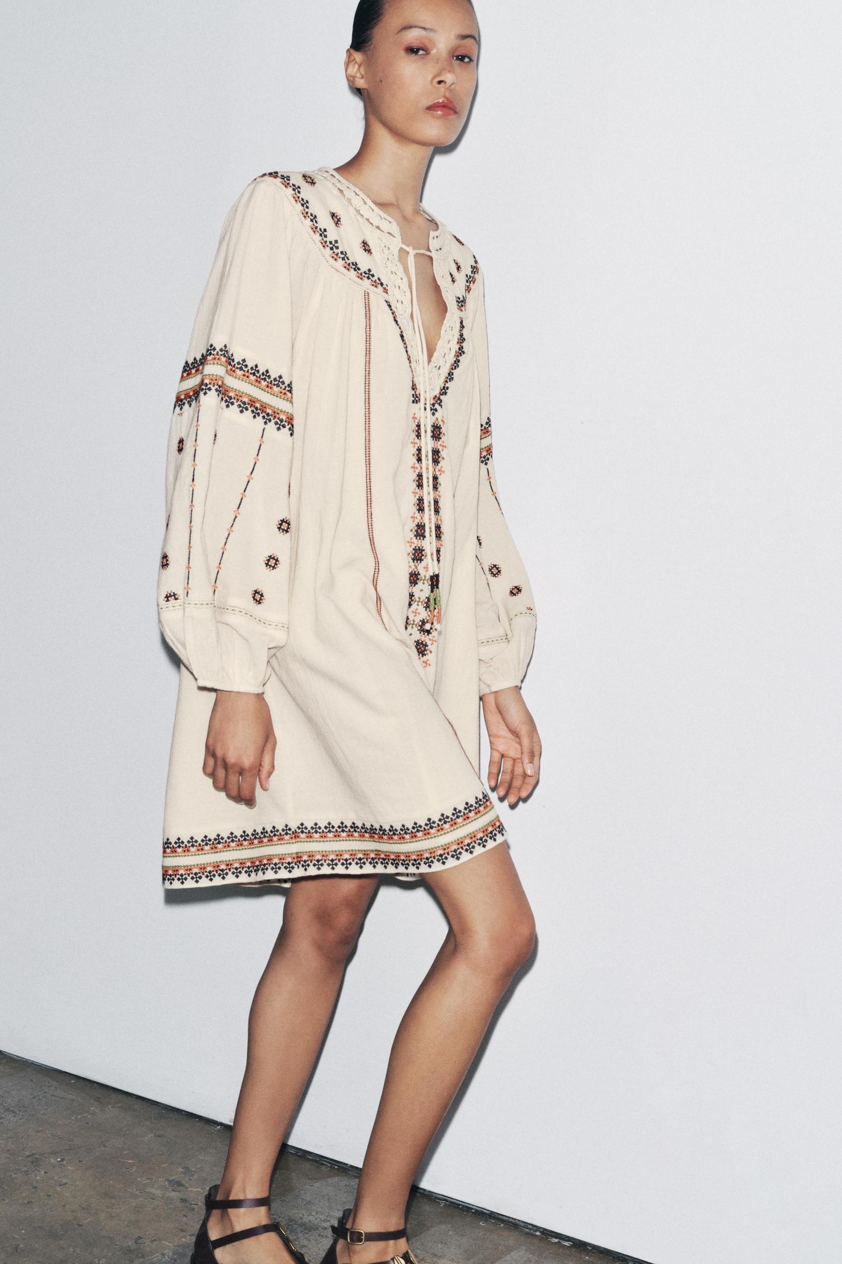 EMBROIDERED DRESS ZW COLLECTION Product Image