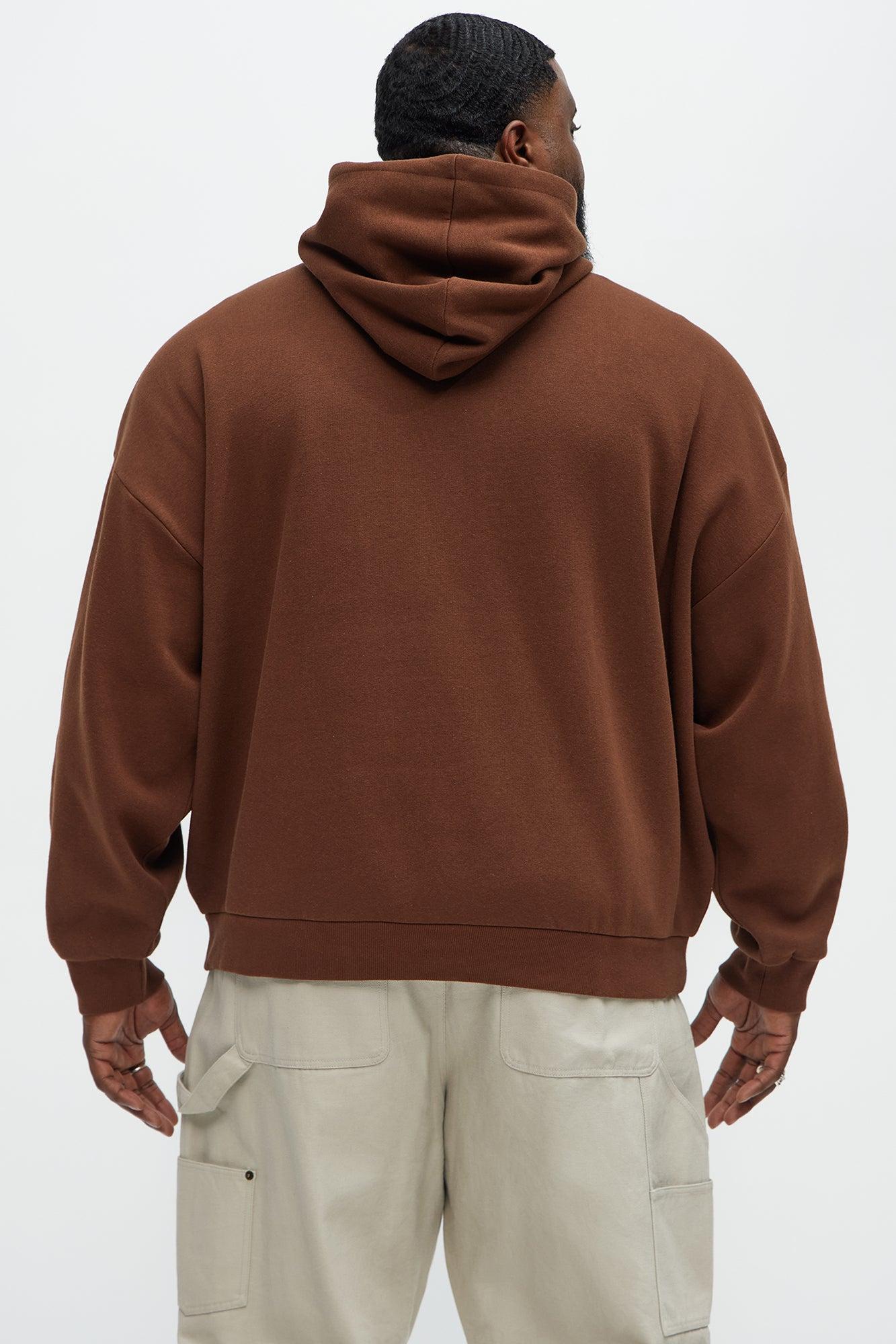 Tyson All Bones Oversized Hoodie - Brown Product Image