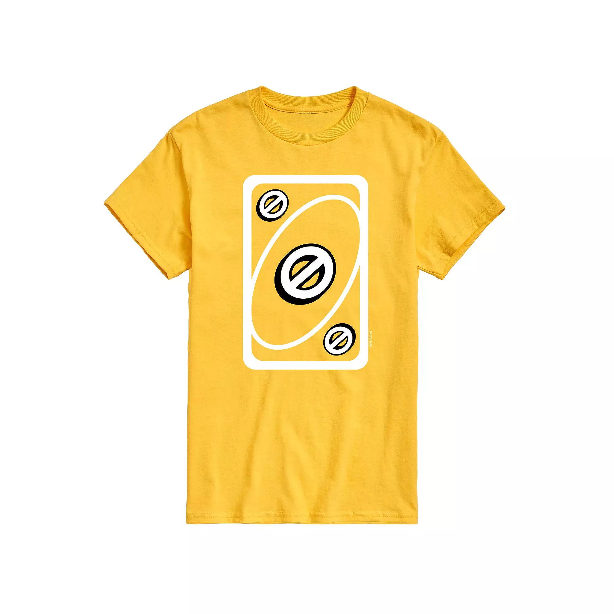 Men's Mattel UNO Yellow Skip Card Tee,  Product Image