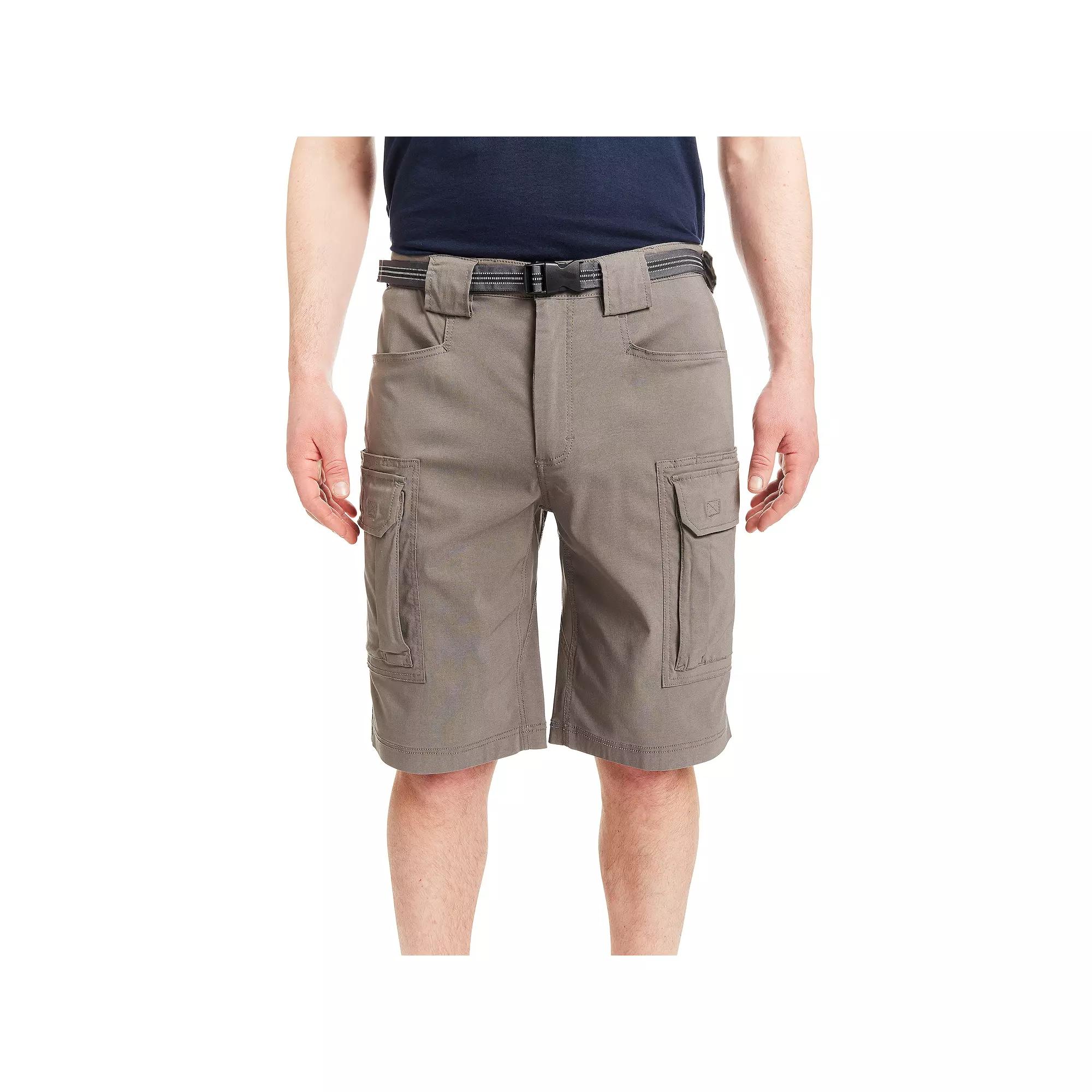 Men's Smith's Workwear Regular-Fit Stretch Performance Belted Cargo Shorts,  Product Image
