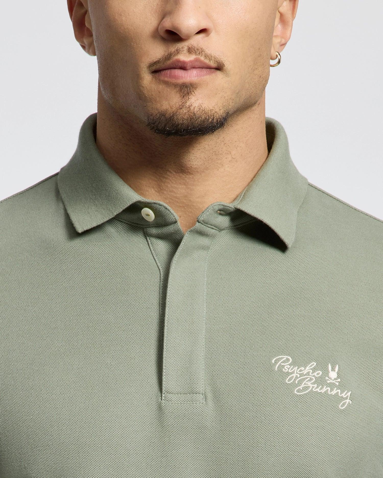 MENS TAYLOR PIQUE LONG SLEEVE TEE - B6T580F200 Male Product Image