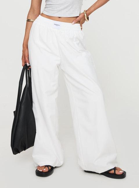 Beach House Pants White Tall Product Image