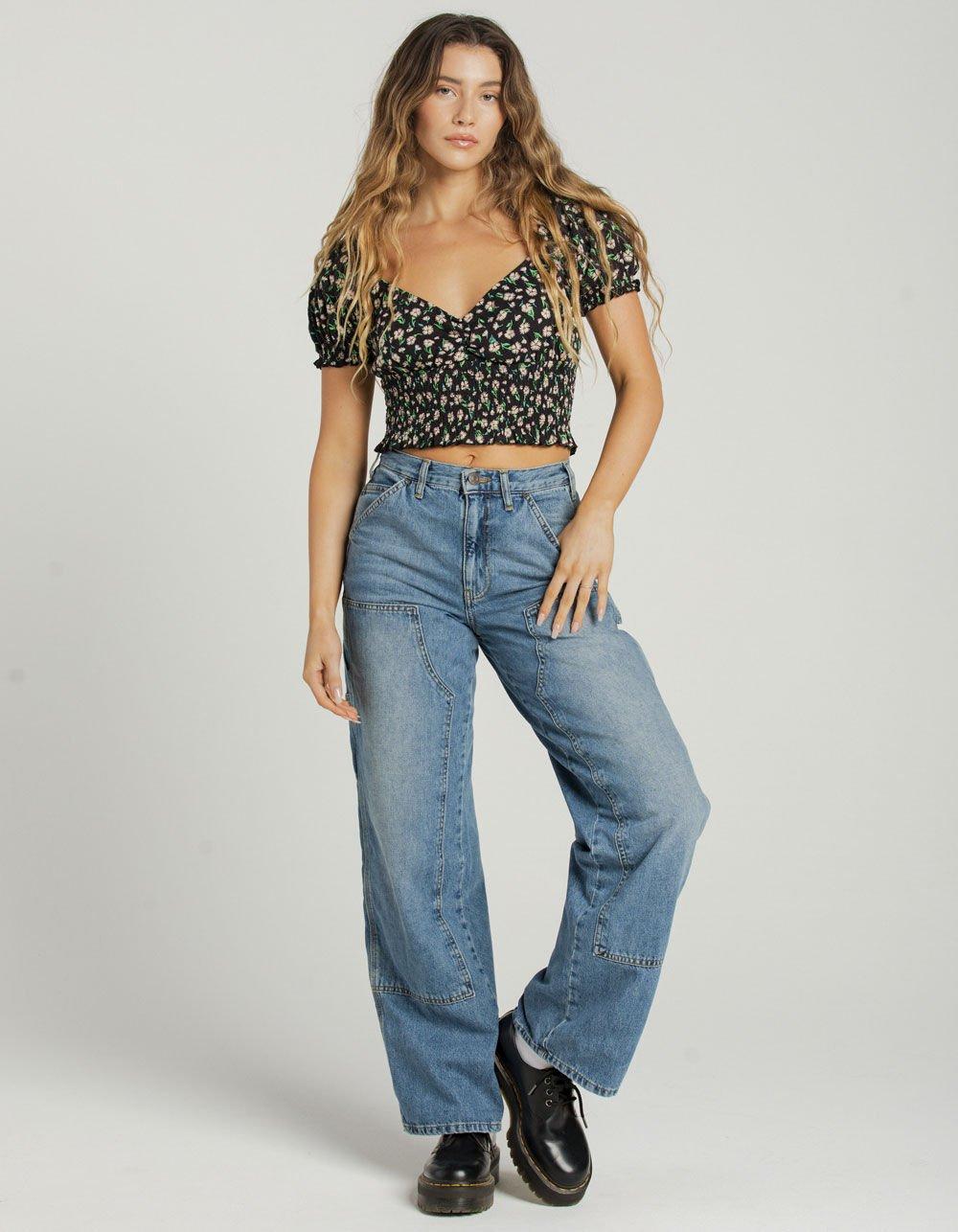 BILLABONG Love Song Womens Top - BLACK Product Image