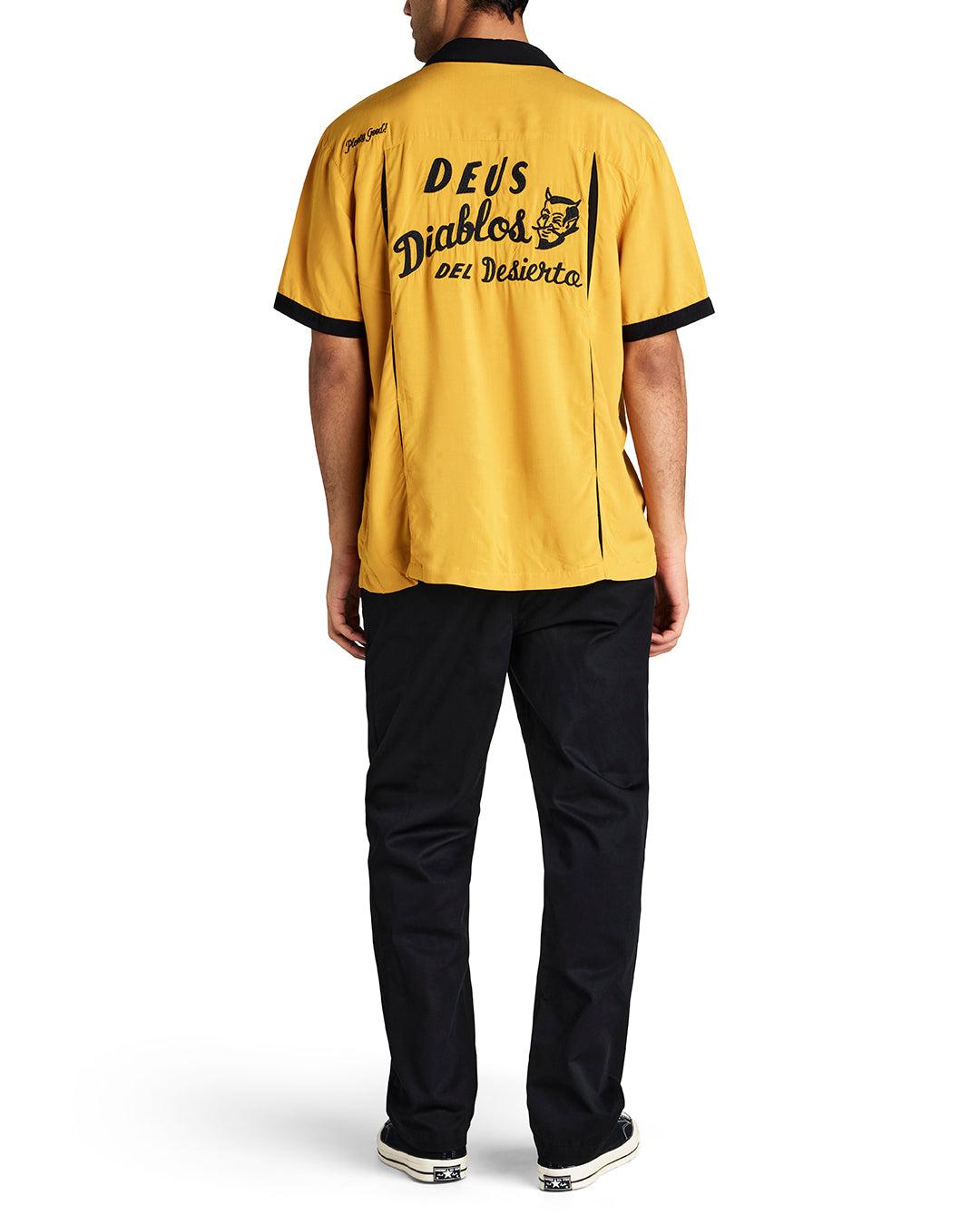 Diablo Bowling Shirt - Golden Yellow Product Image