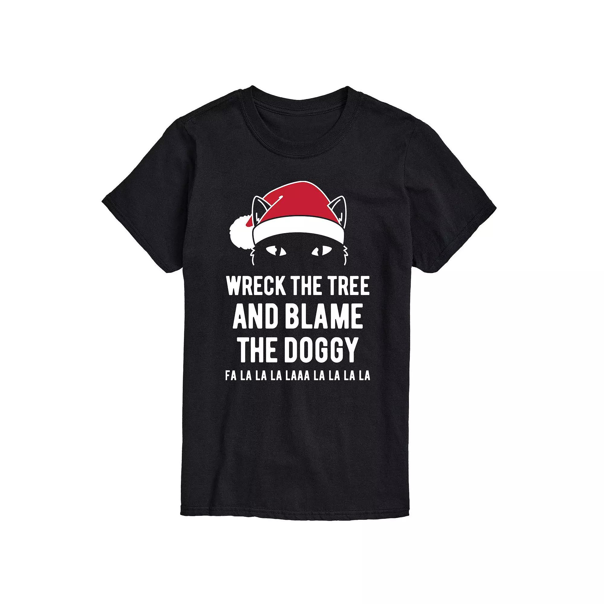 Men's Wreck The Tree and Blame The Doggy Tee,  Product Image