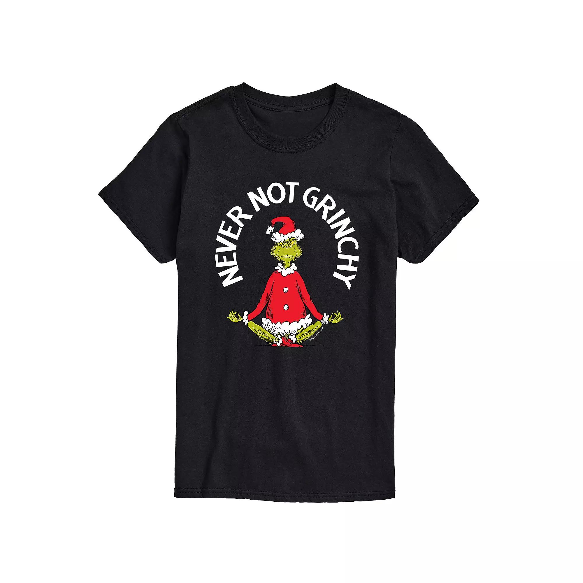 Big & Tall Never The Not Grinchy Tee, Men's,  Product Image