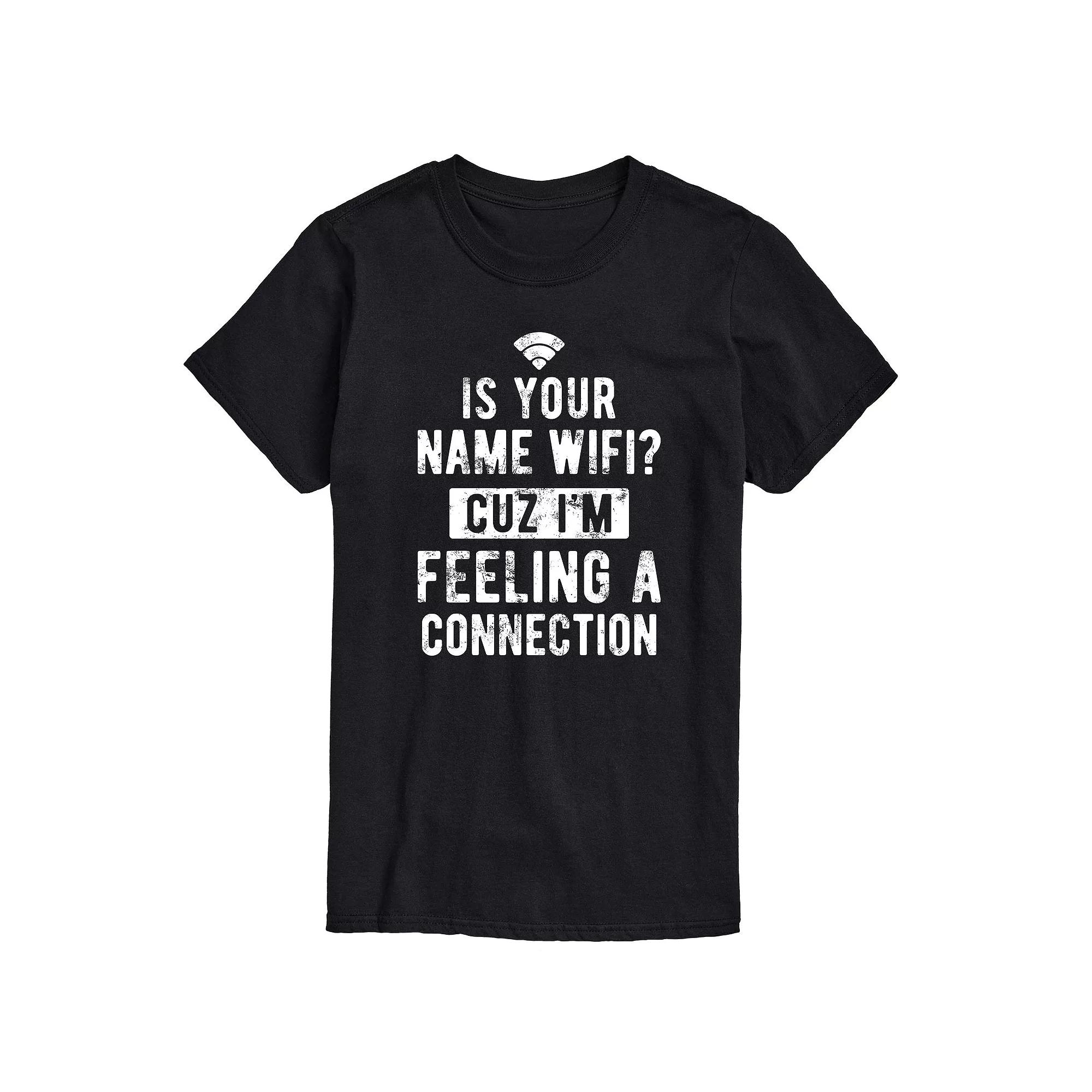 Men's Is Your Name Wifi Connection Graphic Tee,  Product Image