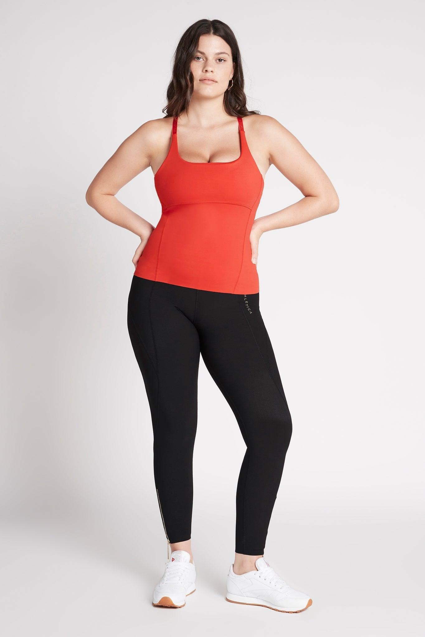 Cropped Adjustable Strap Racerback Tank 117 Product Image