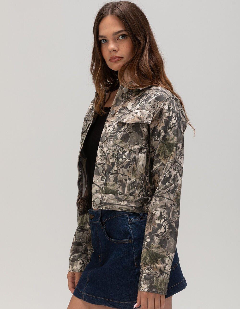 RSQ Womens Camo Trucker Jacket - CAMO Product Image