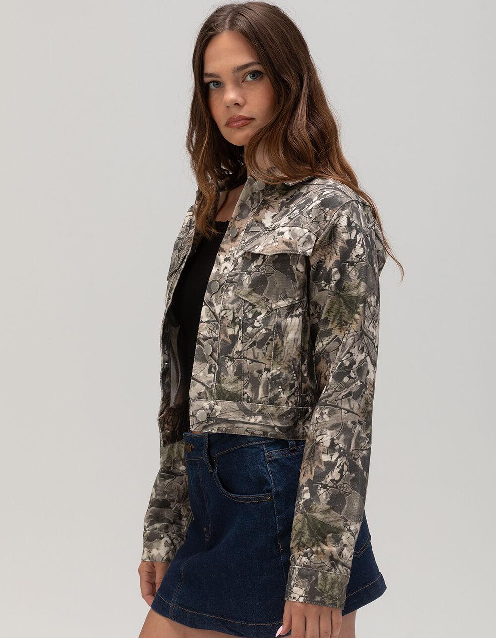 RSQ Womens Camo Trucker Jacket - CAMO Product Image