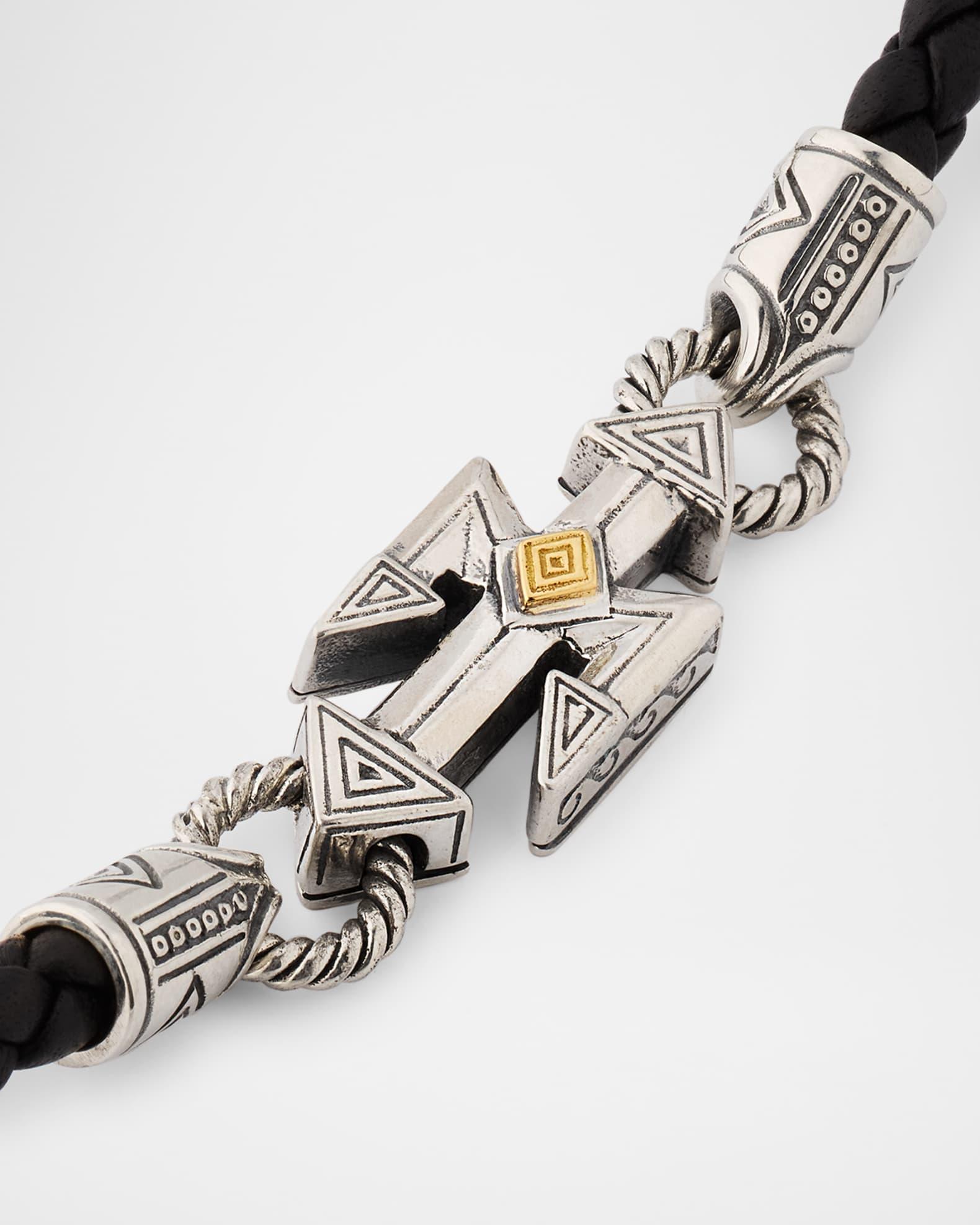 Mens Hydra Leather Bracelet Product Image