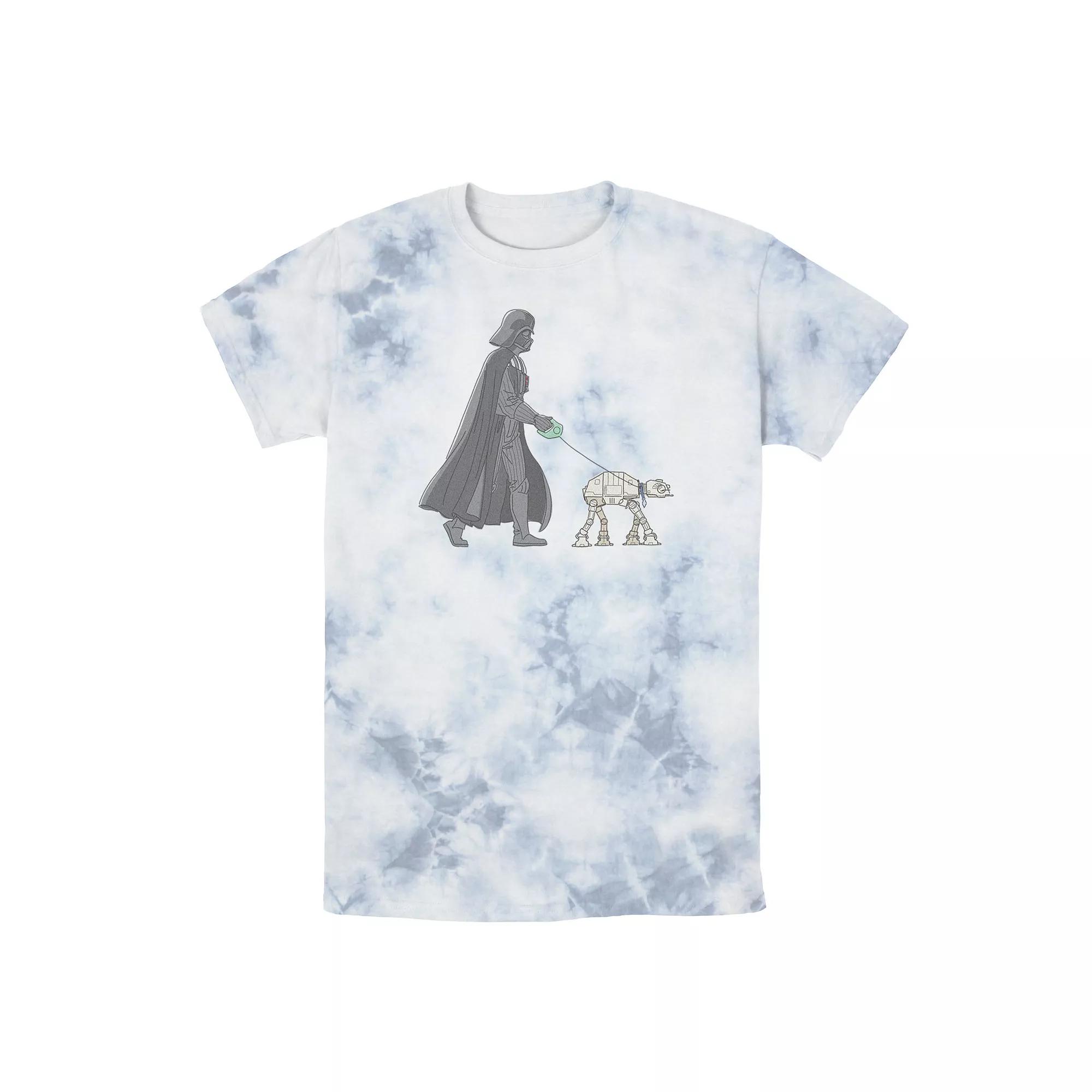 Men's Star Wars Darth Vader AT-AT Walker Tee, Boy's, Size: XL, White Blue Product Image