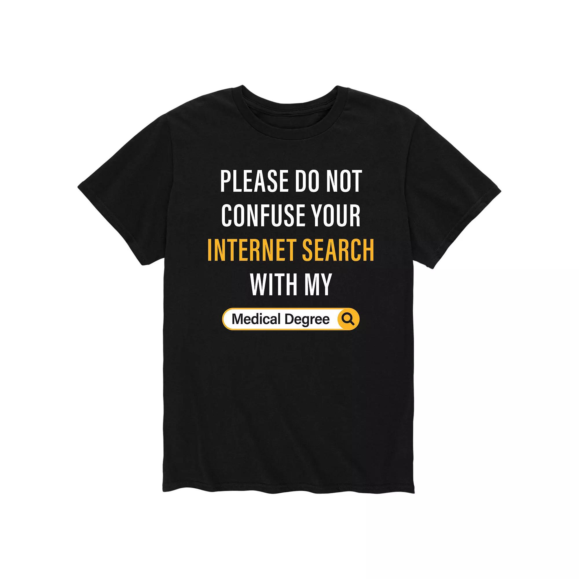 Men's Internet Medical Degree Tee,  Product Image