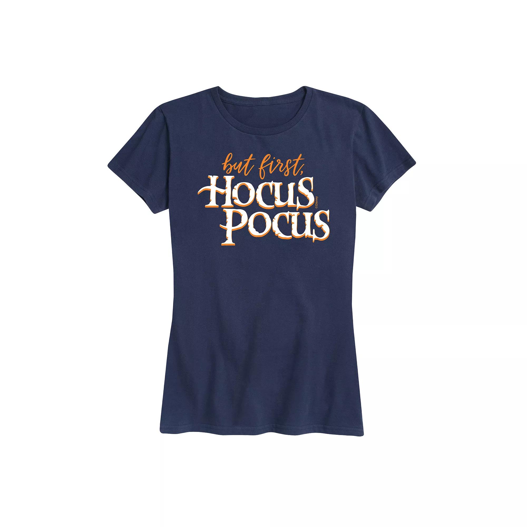 Disney's Hocus Pocus Women's But First Hocus Pocus Graphic Tee, Girl's,  Product Image