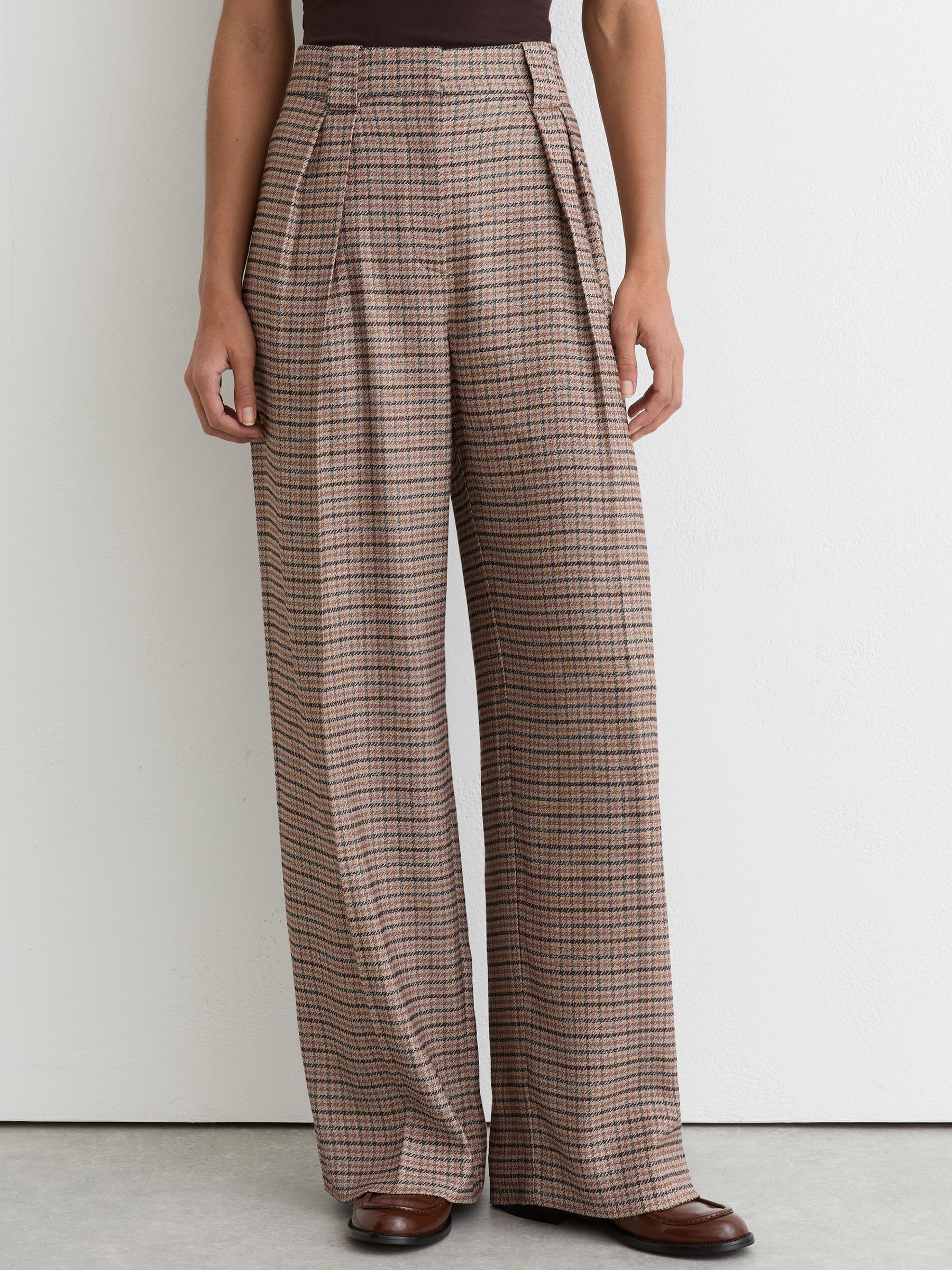 Tipped Wide-Leg Belted Jumpsuit in Pink Product Image