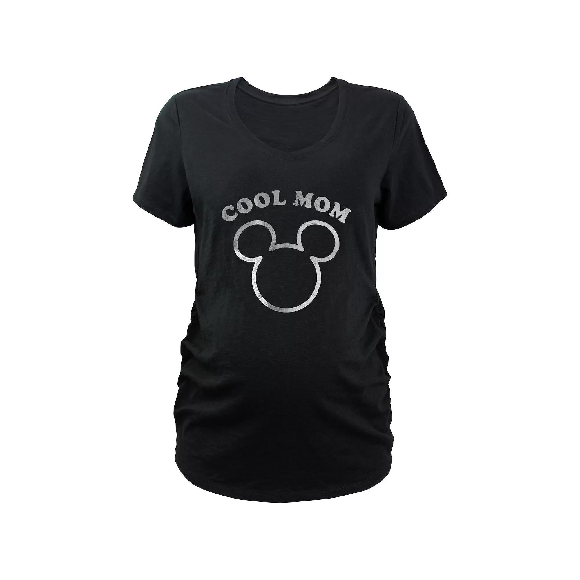 Disney's Mickey Mouse Cool Mom Maternity Graphic Tee, Women's,  Product Image