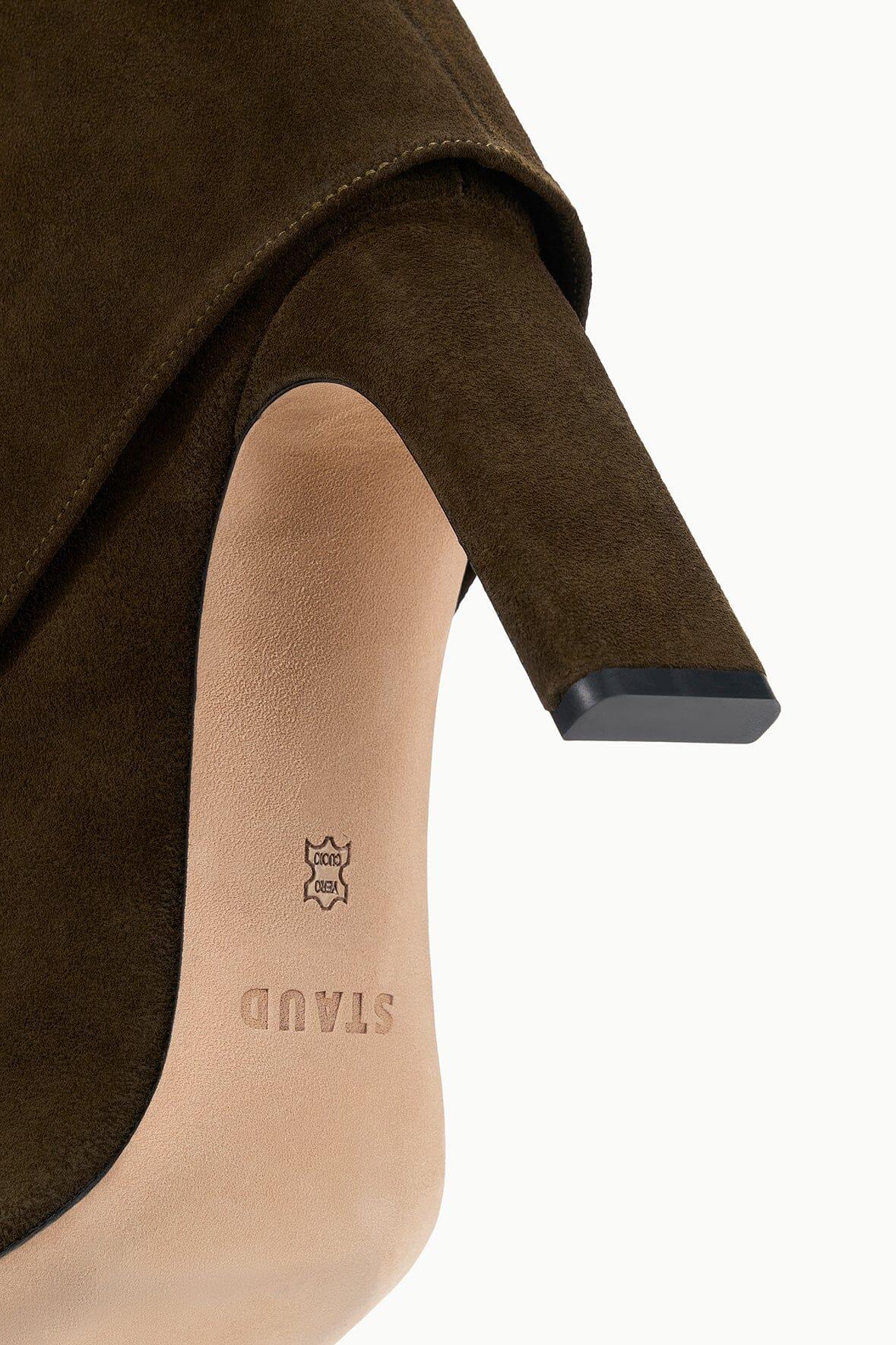 WALLY FOLDOVER HIGH HEEL BOOT | TRUFFLE Product Image