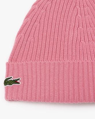 Rib Knit Brushed Wool Beanie Product Image