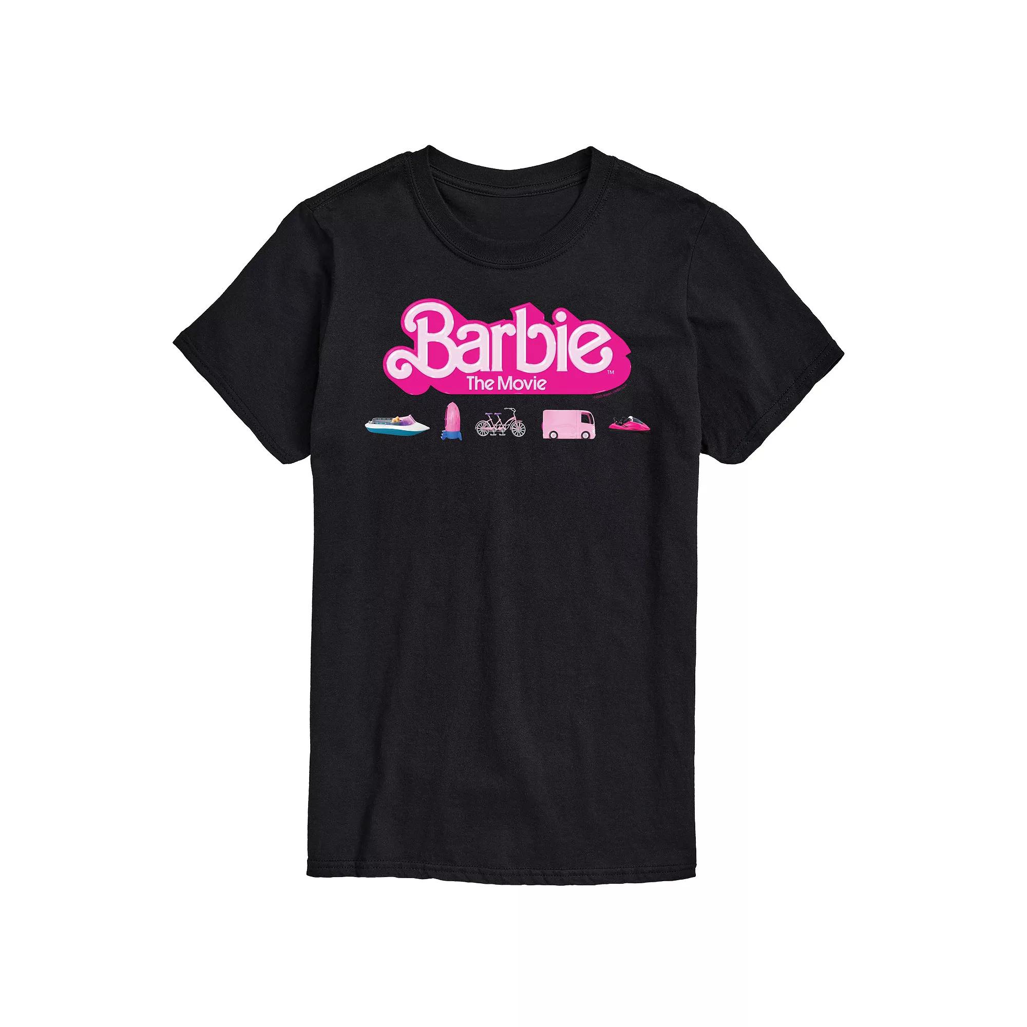 Big & Tall Barbie The Movie Theatrical Vehicle Graphic Tee, Men's,  Product Image