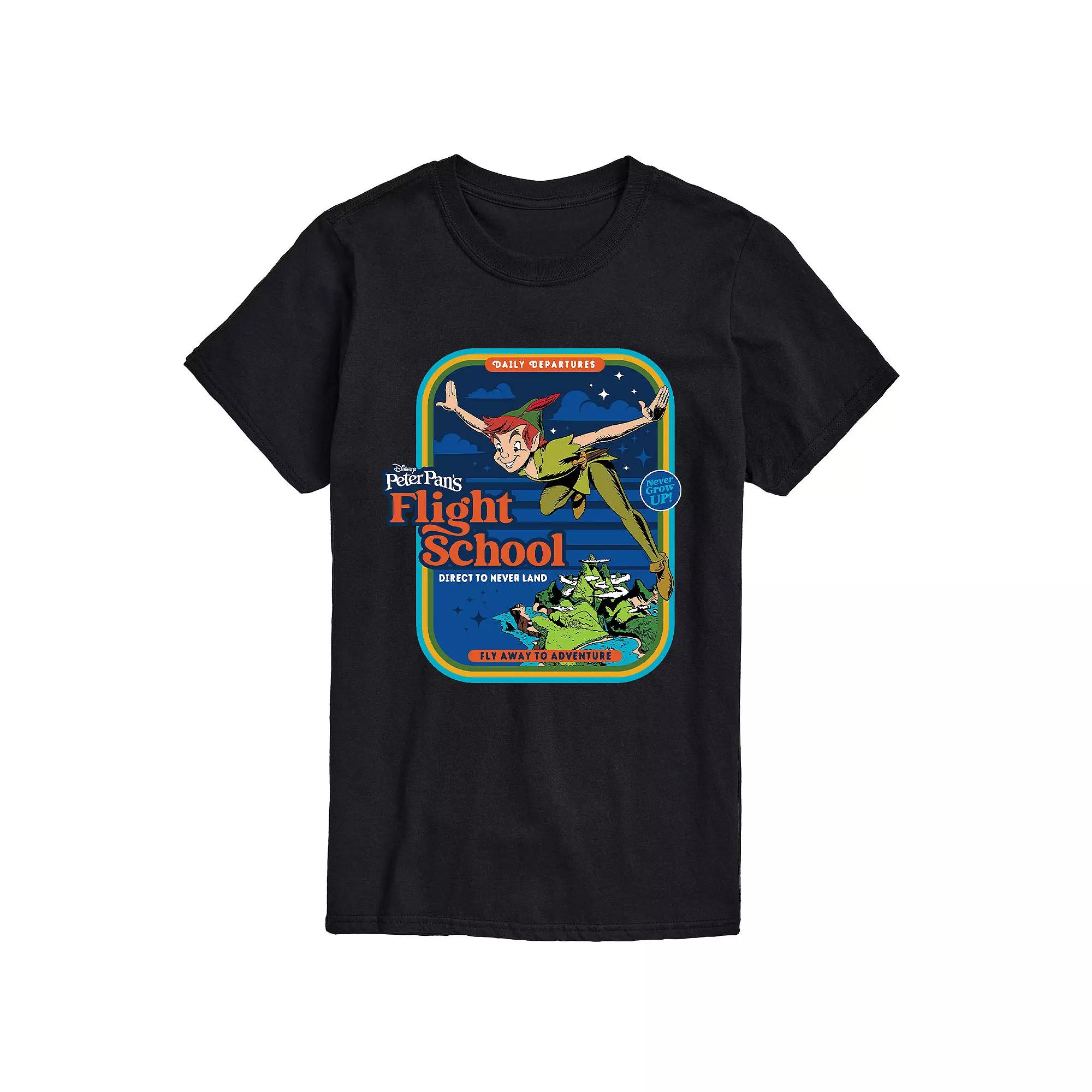 Disney's Peter Pan Big & Tall Flight School Graphic Tee, Men's,  Product Image