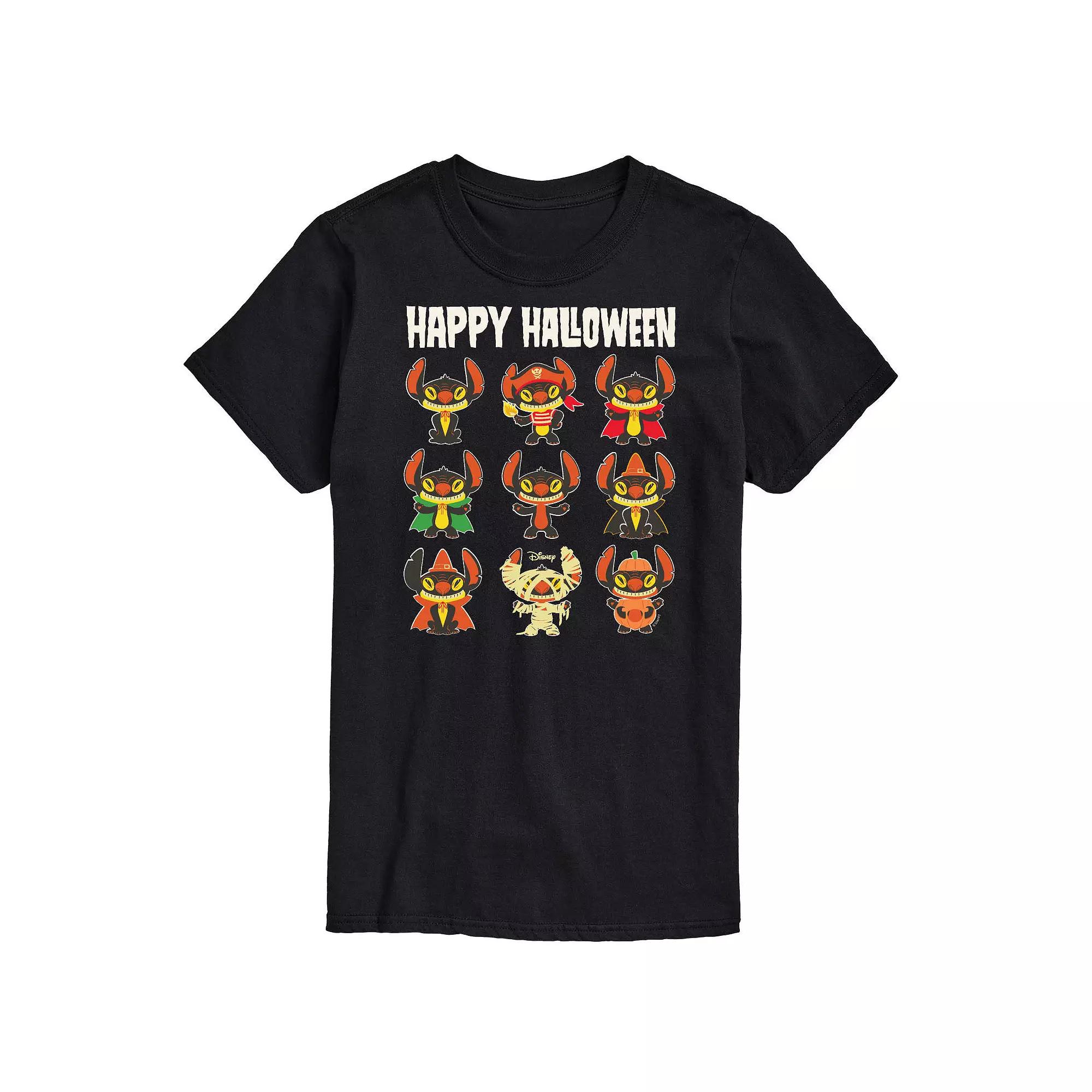 Disney's Lilo & Stitch Big & Tall Happy Halloween Graphic Tee, Men's,  Product Image