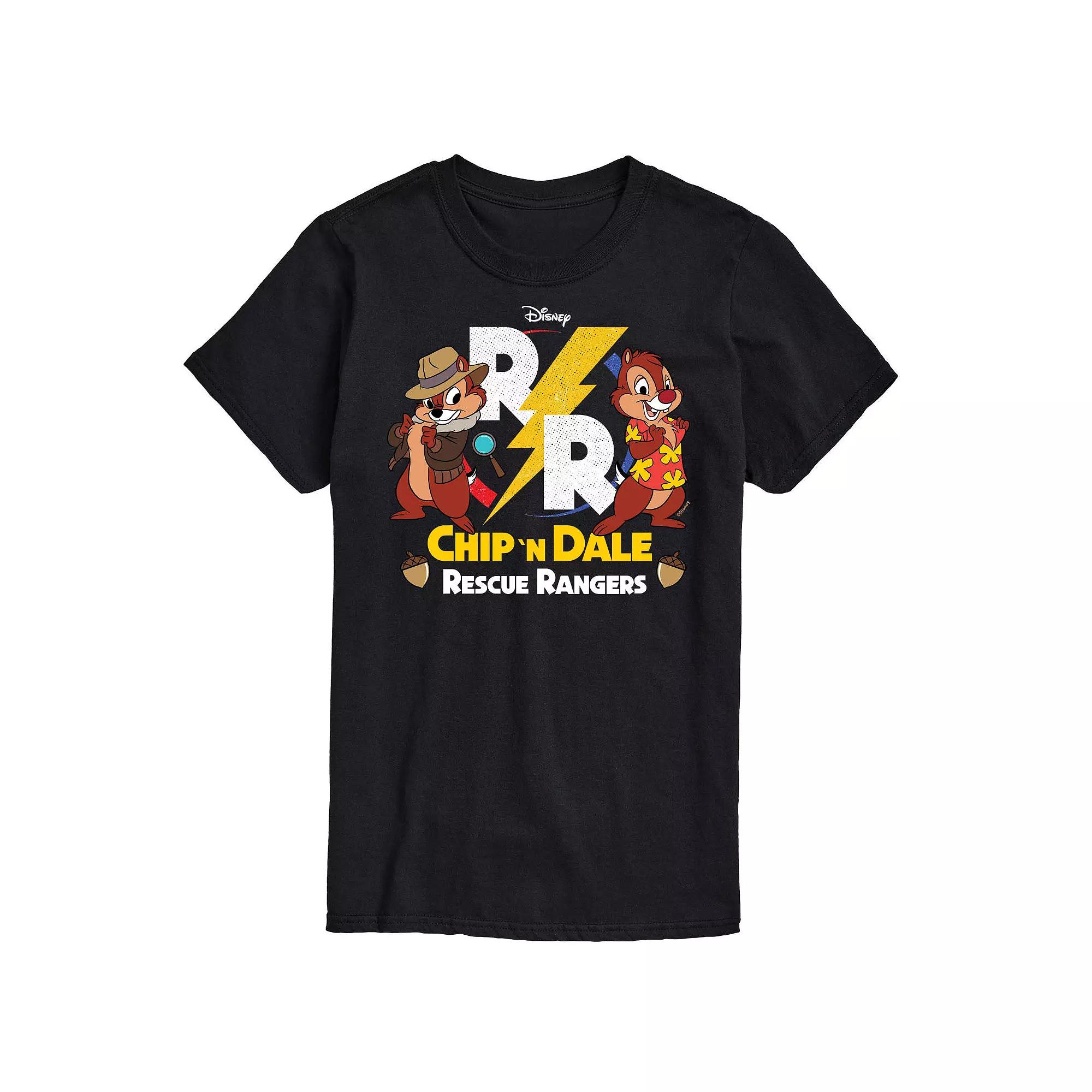 Disney's Mickey Mouse Men's Chip 'N Dale Rescue Rangers Logo Graphic Tee,  Product Image
