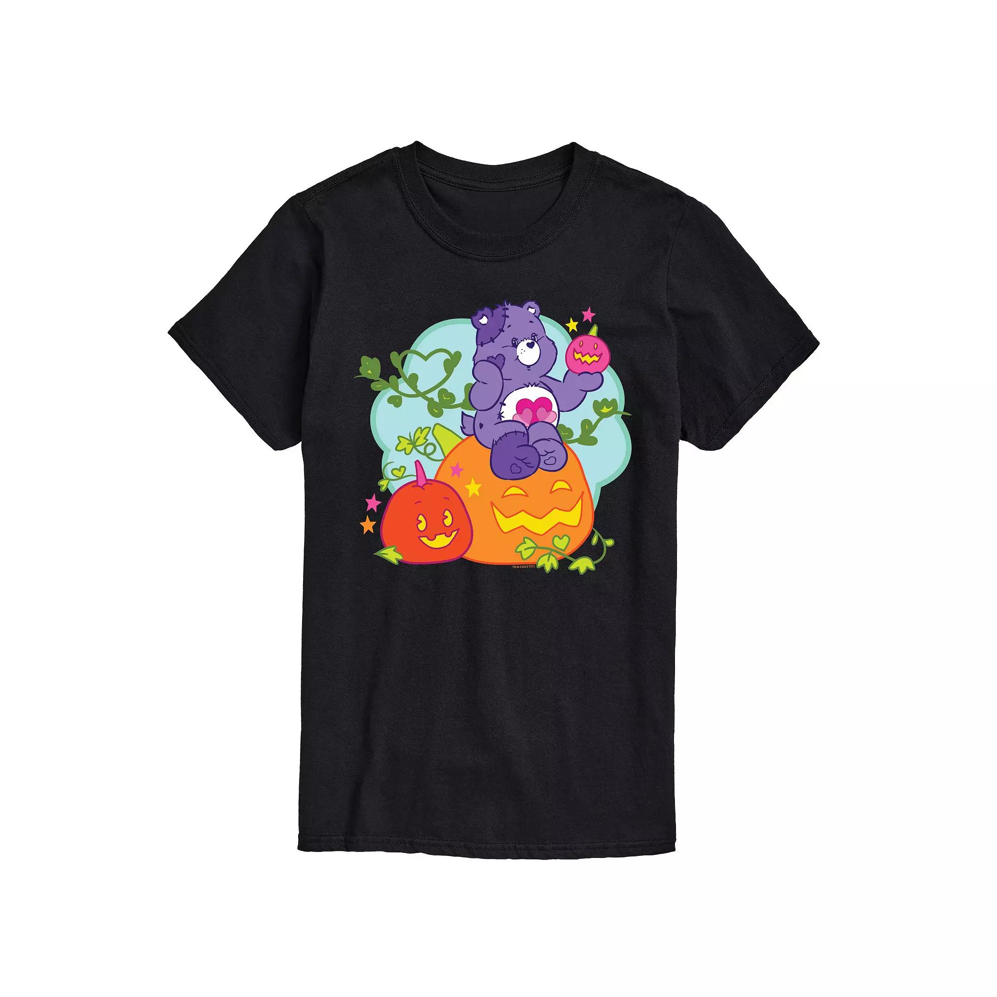 Men's Care Bears Pumpkin Care Bear Graphic Tee,  Product Image
