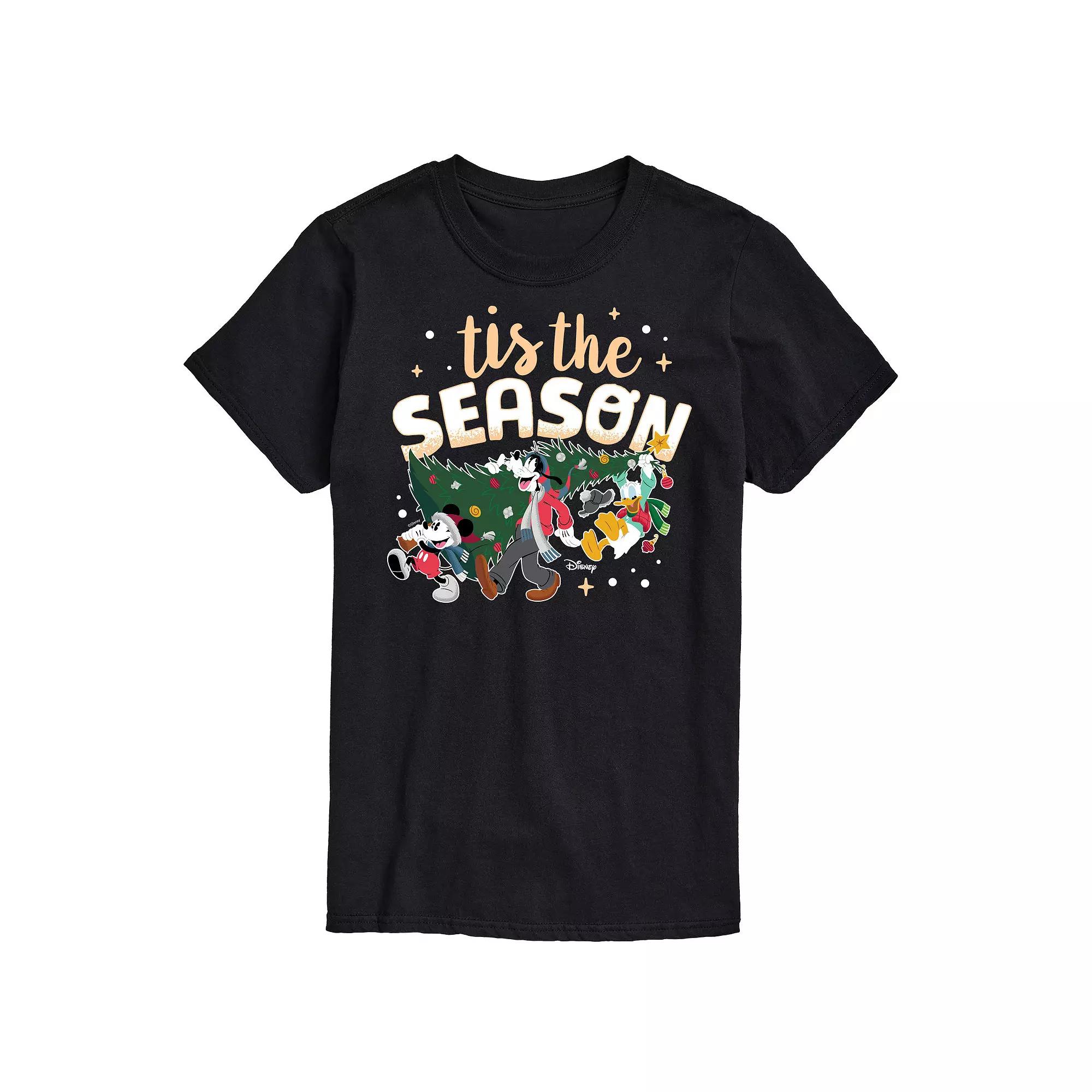 Disney's Big & Tall Tis The Season Graphic Tee, Men's,  Product Image