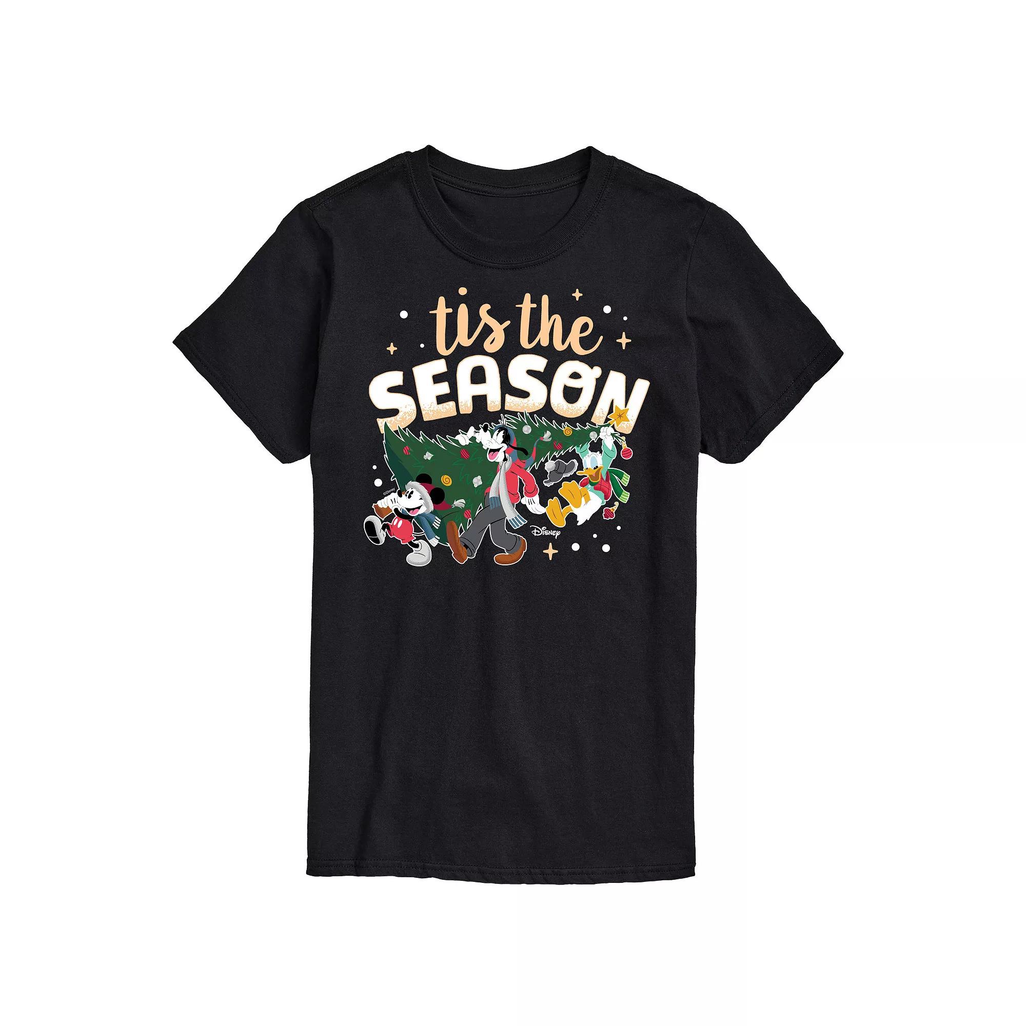Disney's Big & Tall Tis The Season Graphic Tee, Men's,  Product Image