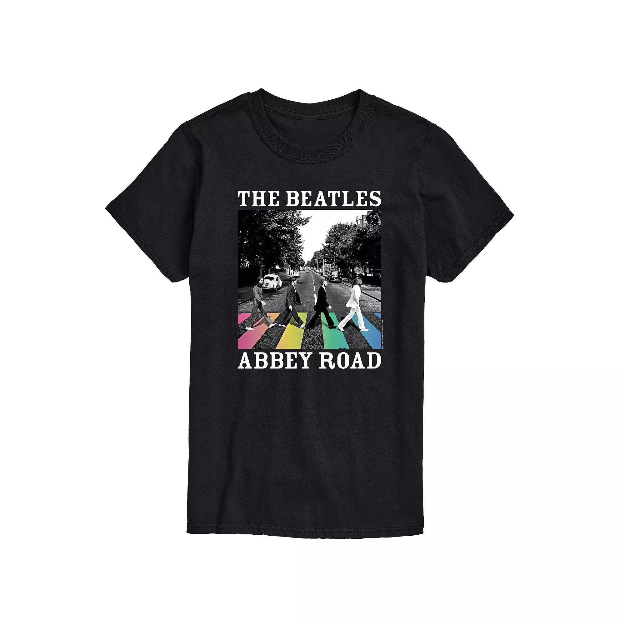Big & Tall The Beatles Abbey Road Color Block Graphic Tee, Men's,  Product Image