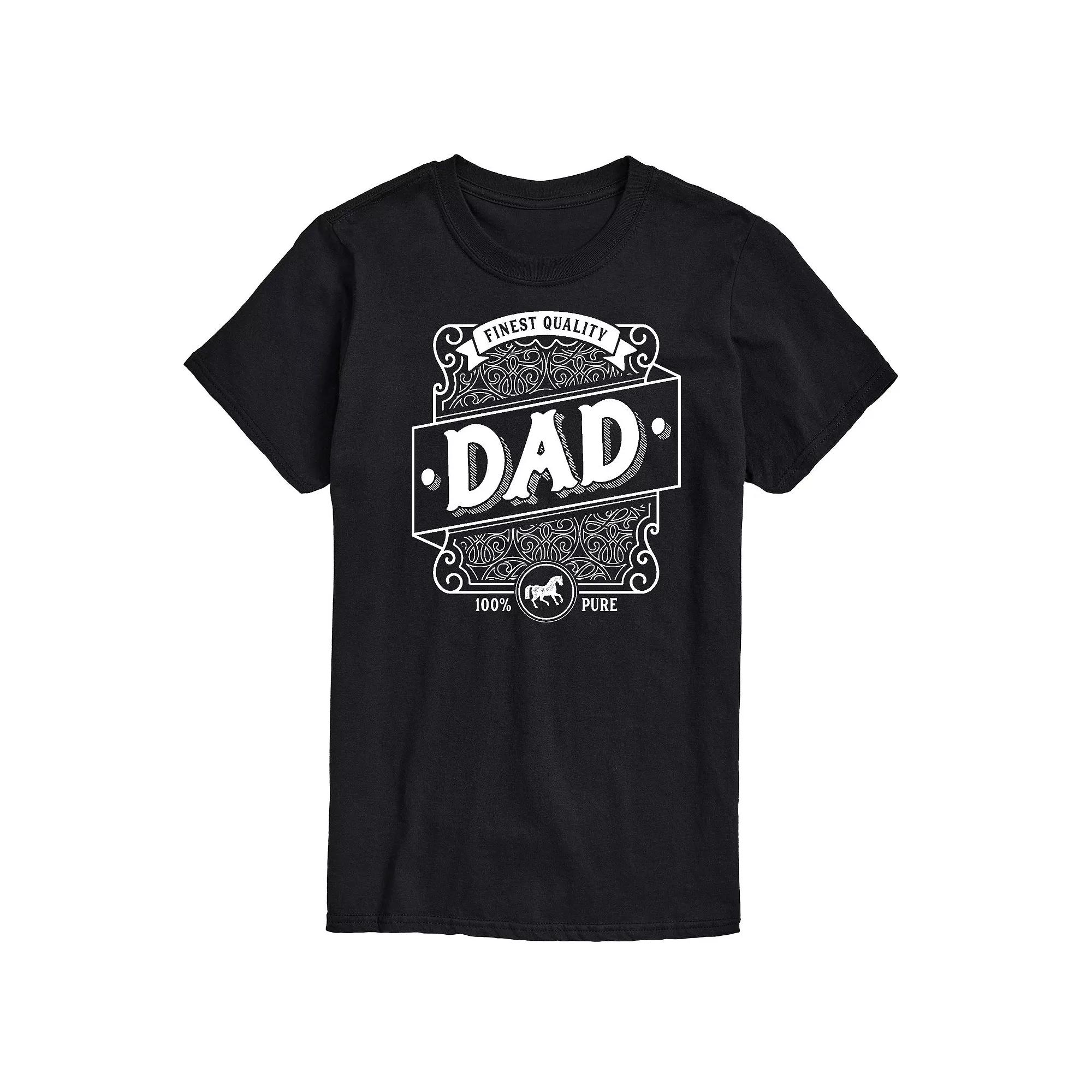 Men's Dad Liquor Label Graphic Tee,  Product Image