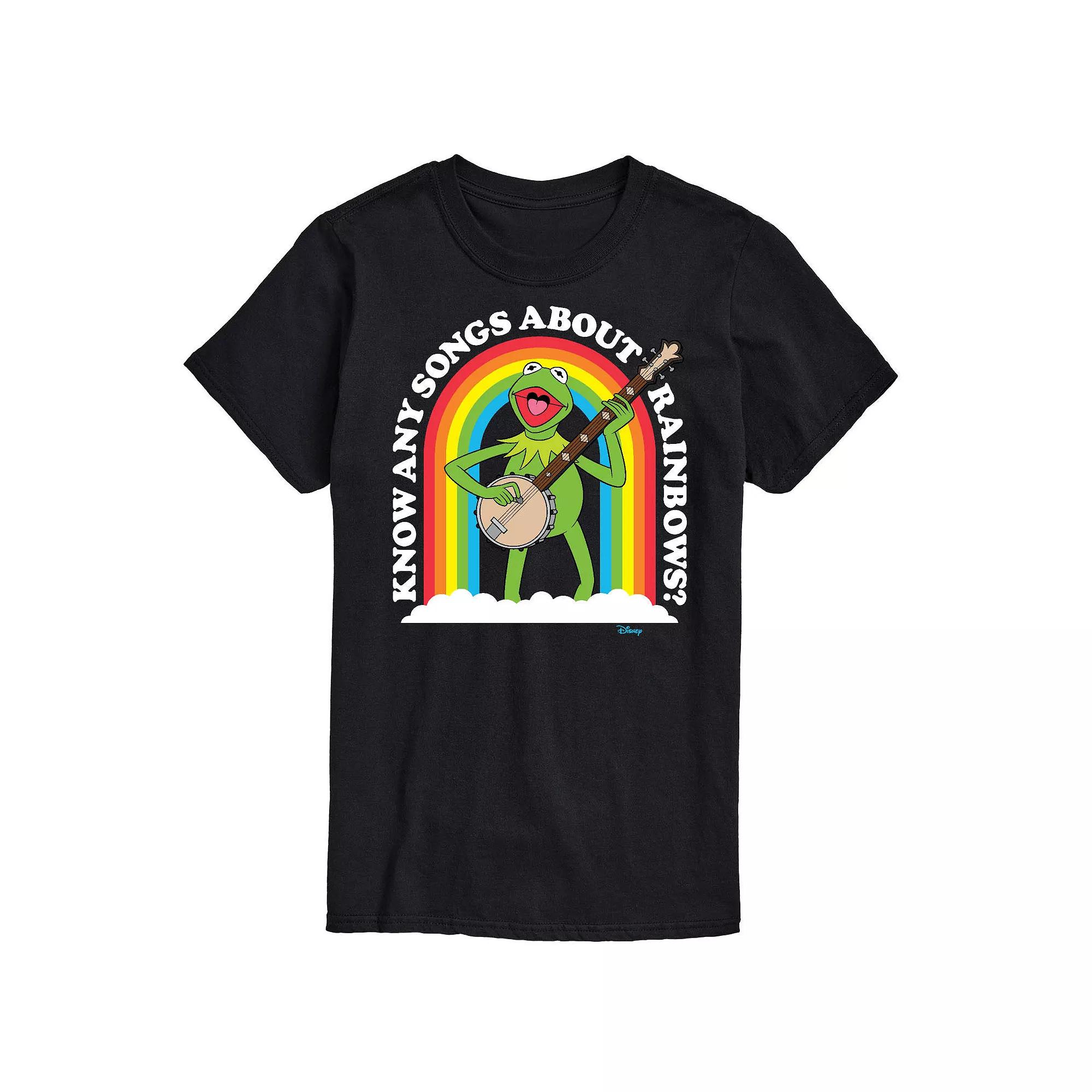 Disney's Men's The Muppets Songs About Rainbows Tee,  Product Image