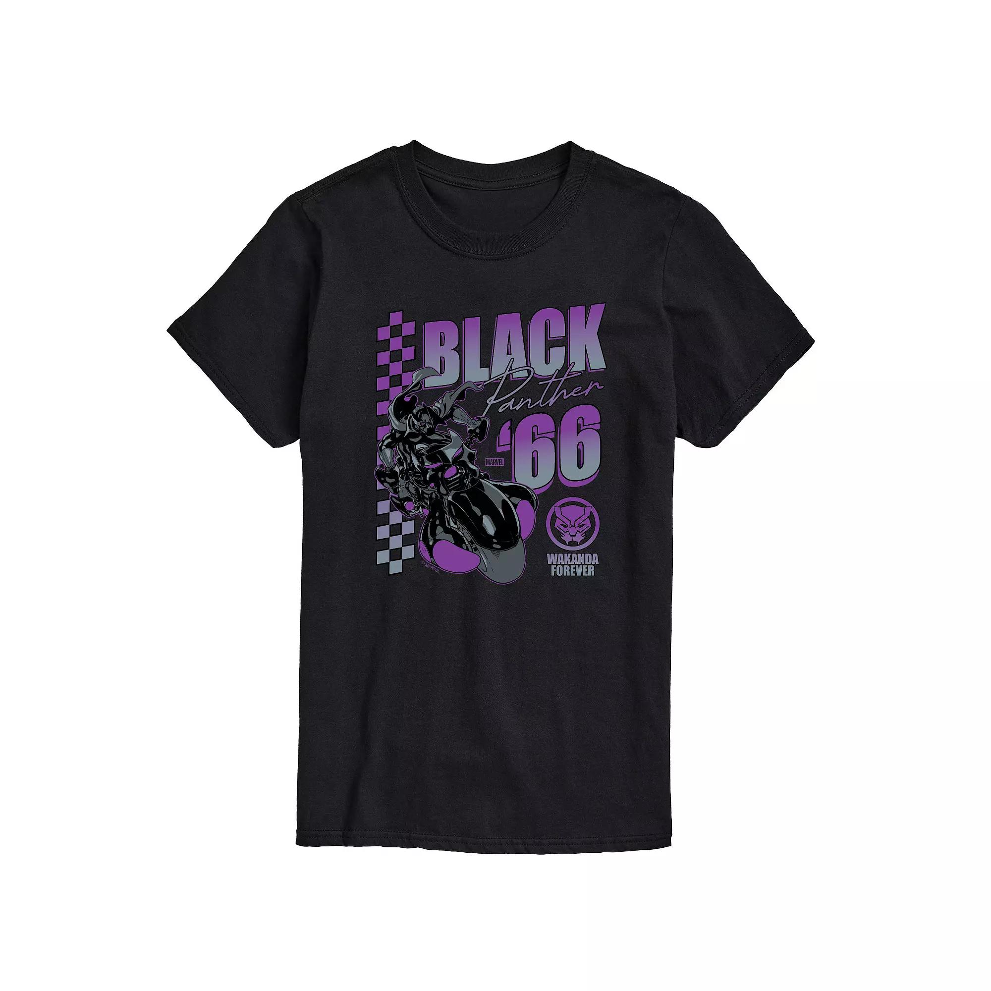 Men's Marvel Black Panther Racing Wakanda Forever Graphic Tee,  Product Image
