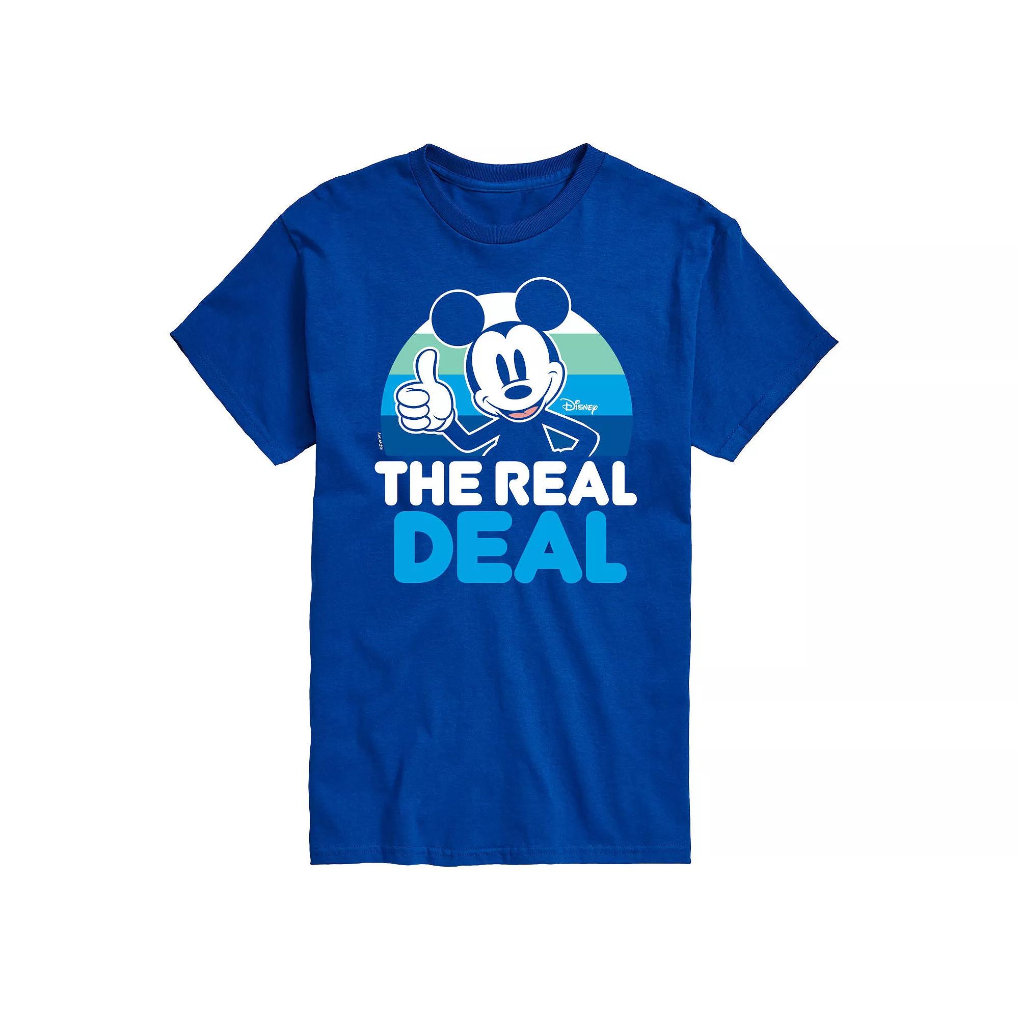 Disney's Mickey Mouse Big & Tall Real Deal Graphic Tee, Men's,  Product Image