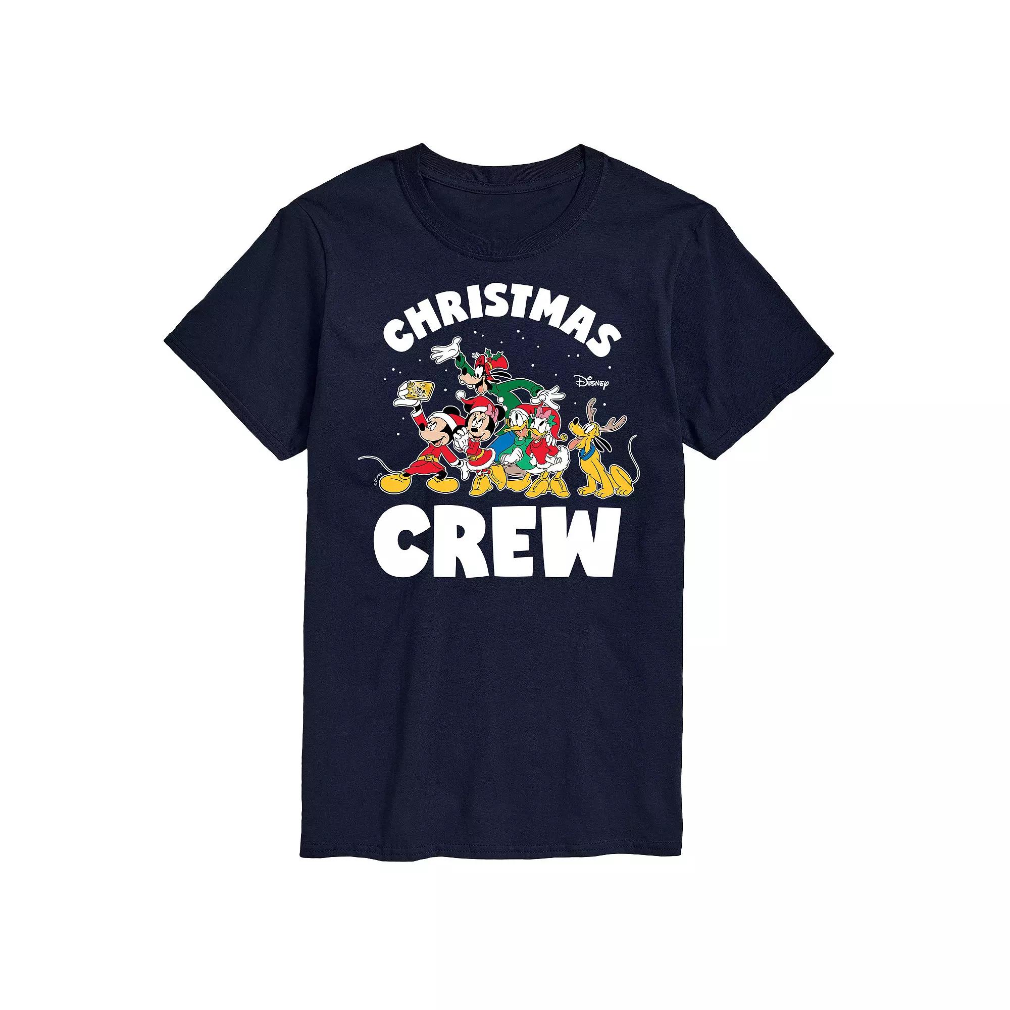 Disney's Big & Tall Christmas Crew Graphic Tee, Men's,  Product Image