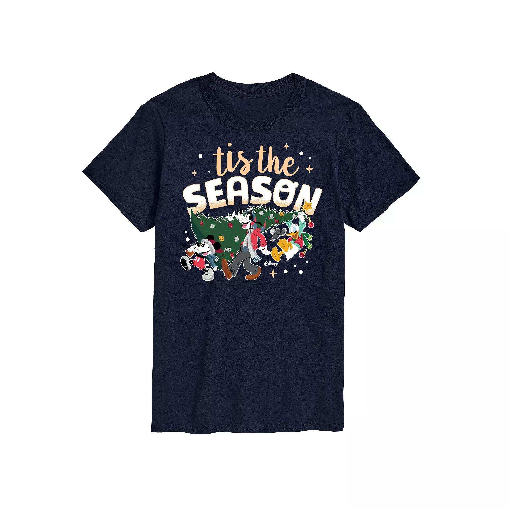 Disney's Big & Tall Tis The Season Graphic Tee, Men's,  Product Image