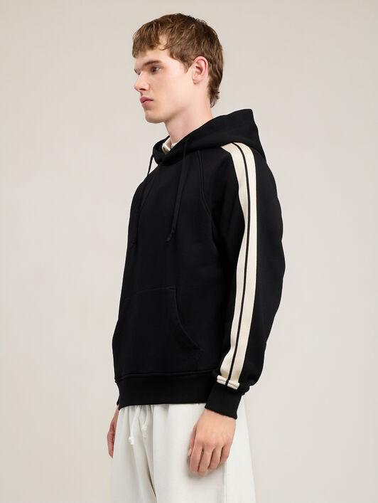 Back Curved Logo Track Hoodie Product Image