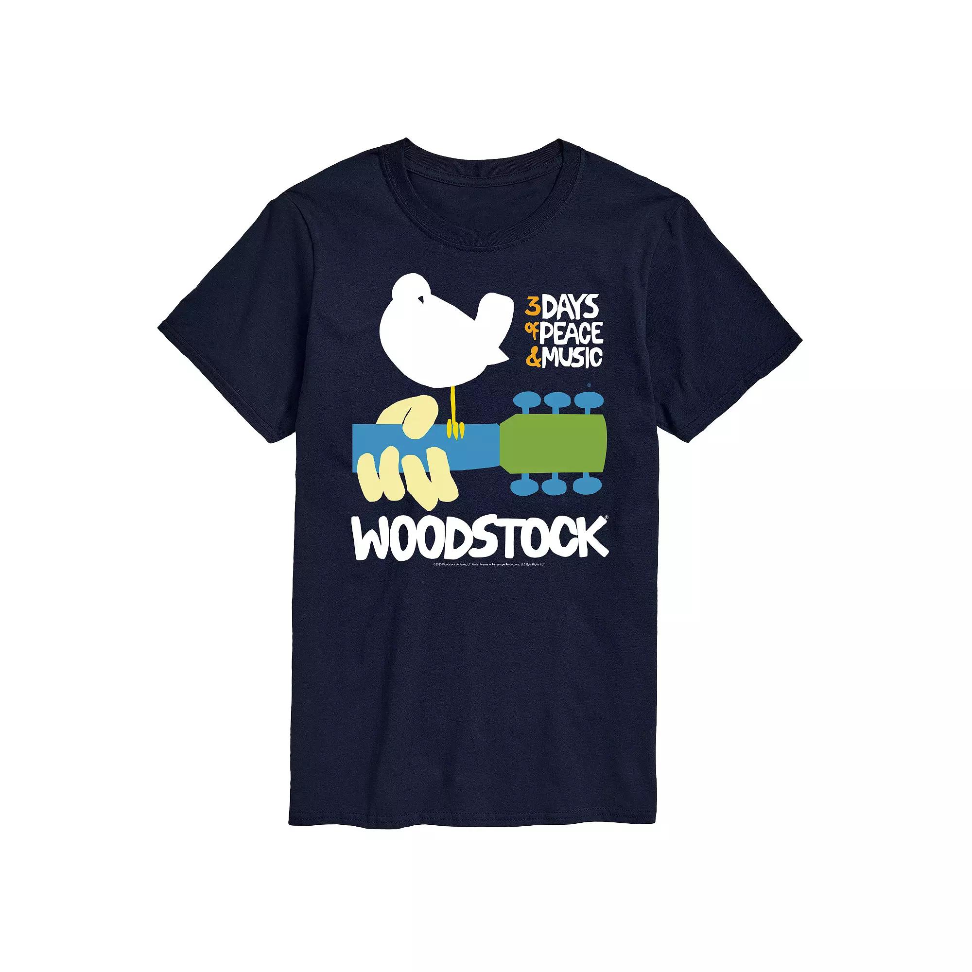 Big & Tall Woodstock Graphic Tee, Men's,  Product Image