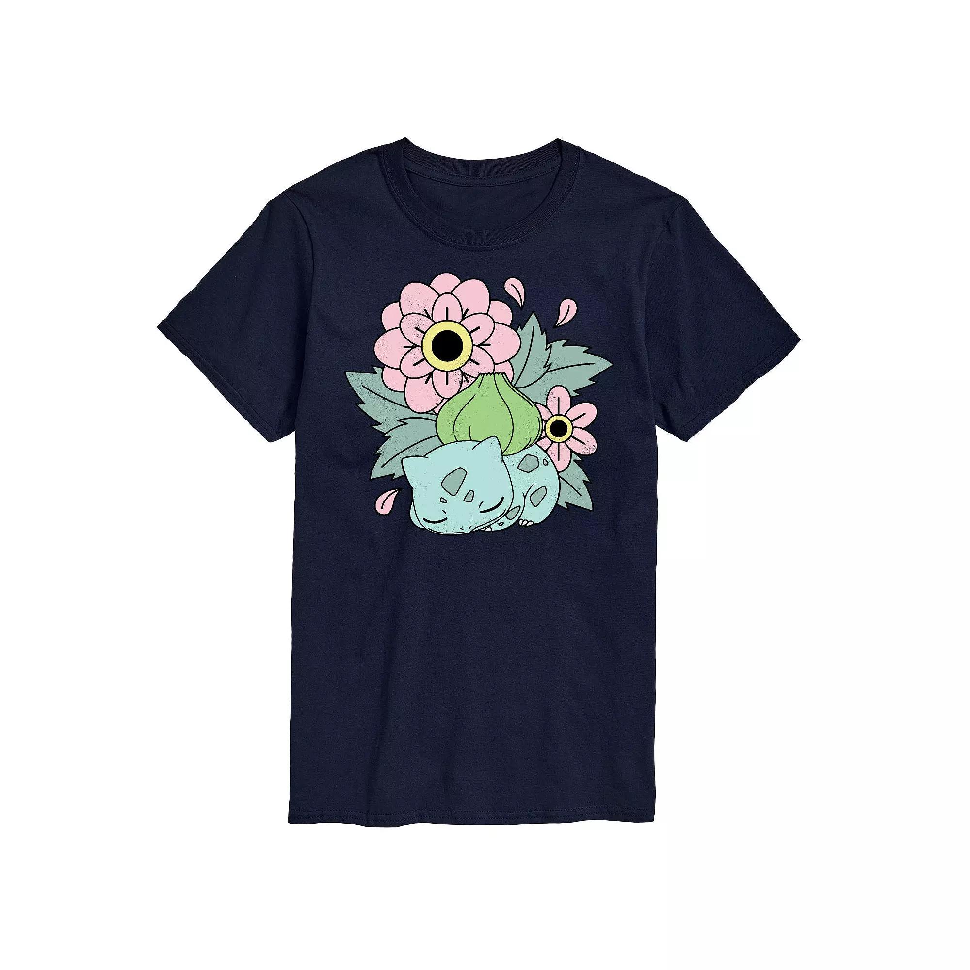 Men's Pokemon Bulba Flowers Tee,  Product Image