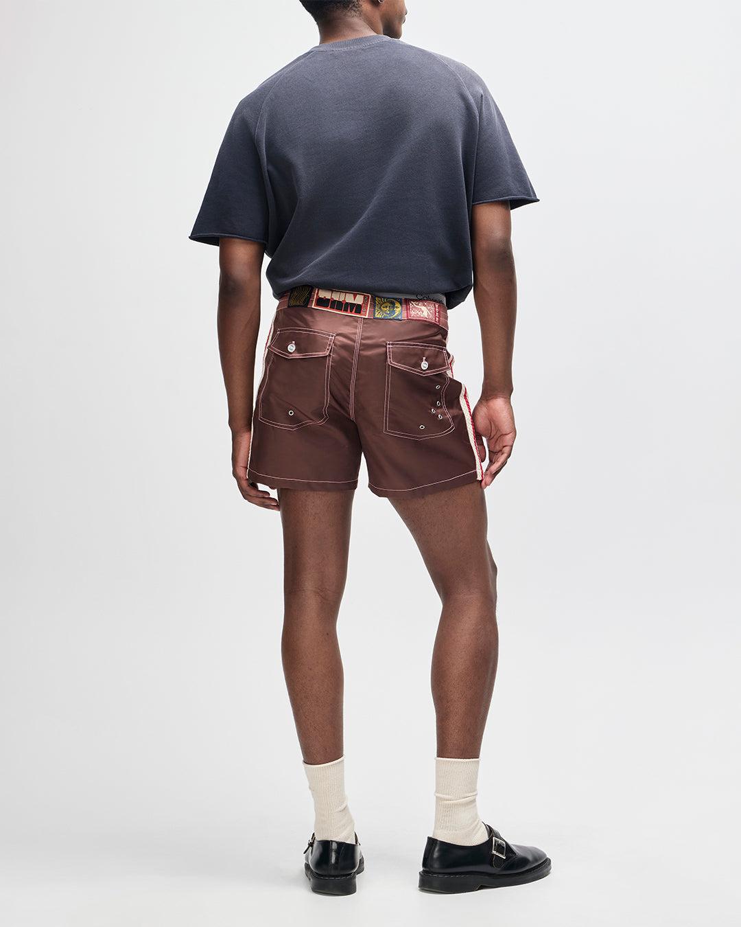 Short Short Boardshort - Ruby Red Product Image