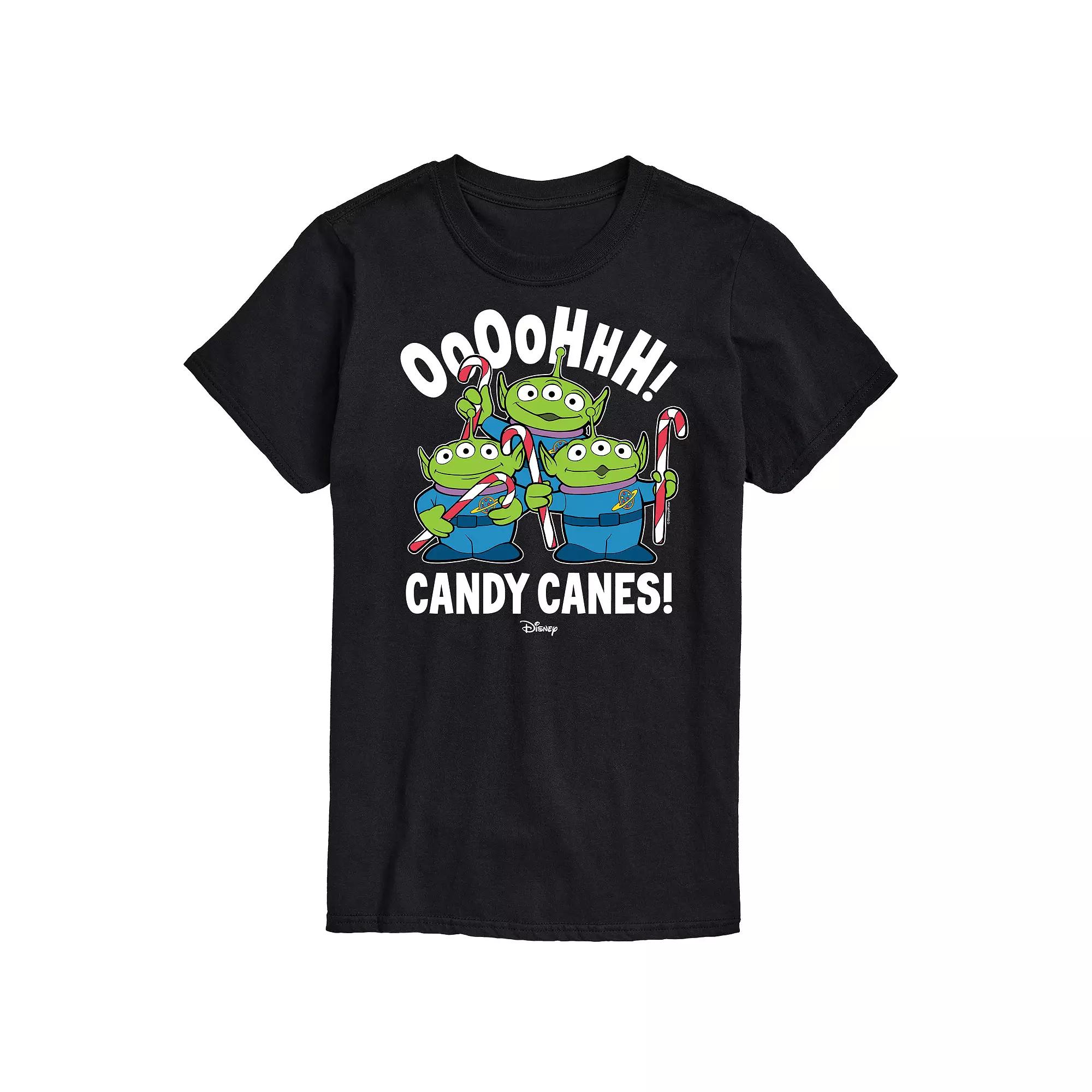 Disney / Pixar's Toy Story Alien's Men's Ohh Candy Canes Graphic Tee,  Product Image