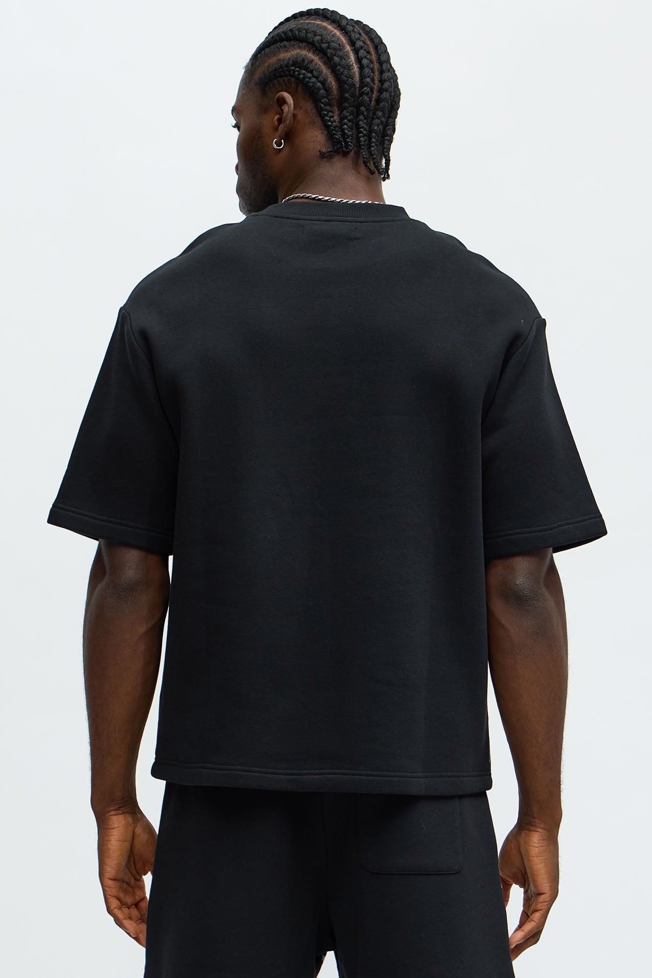 Tyson Barbed Wire Short Sleeve Tee - Black Male Product Image