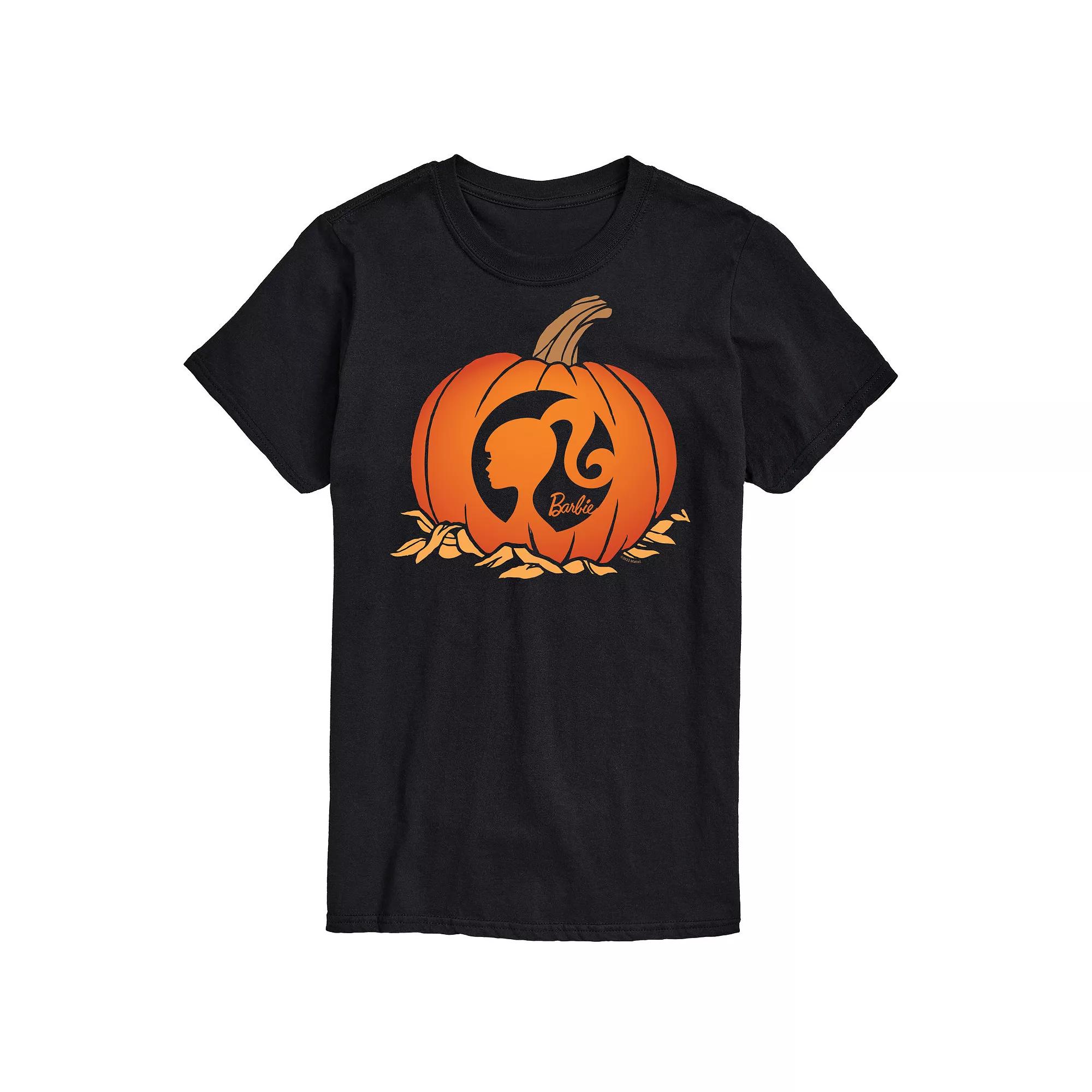 Men's Barbie Pumpkin Logo Graphic Tee,  Product Image