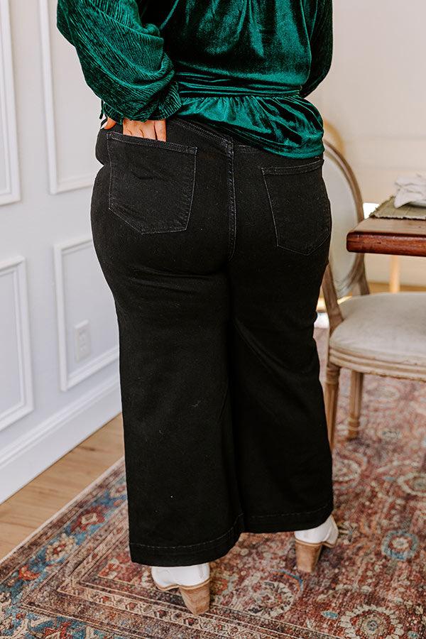 JUST USA Madeline High Waist Wide Leg Jean Product Image